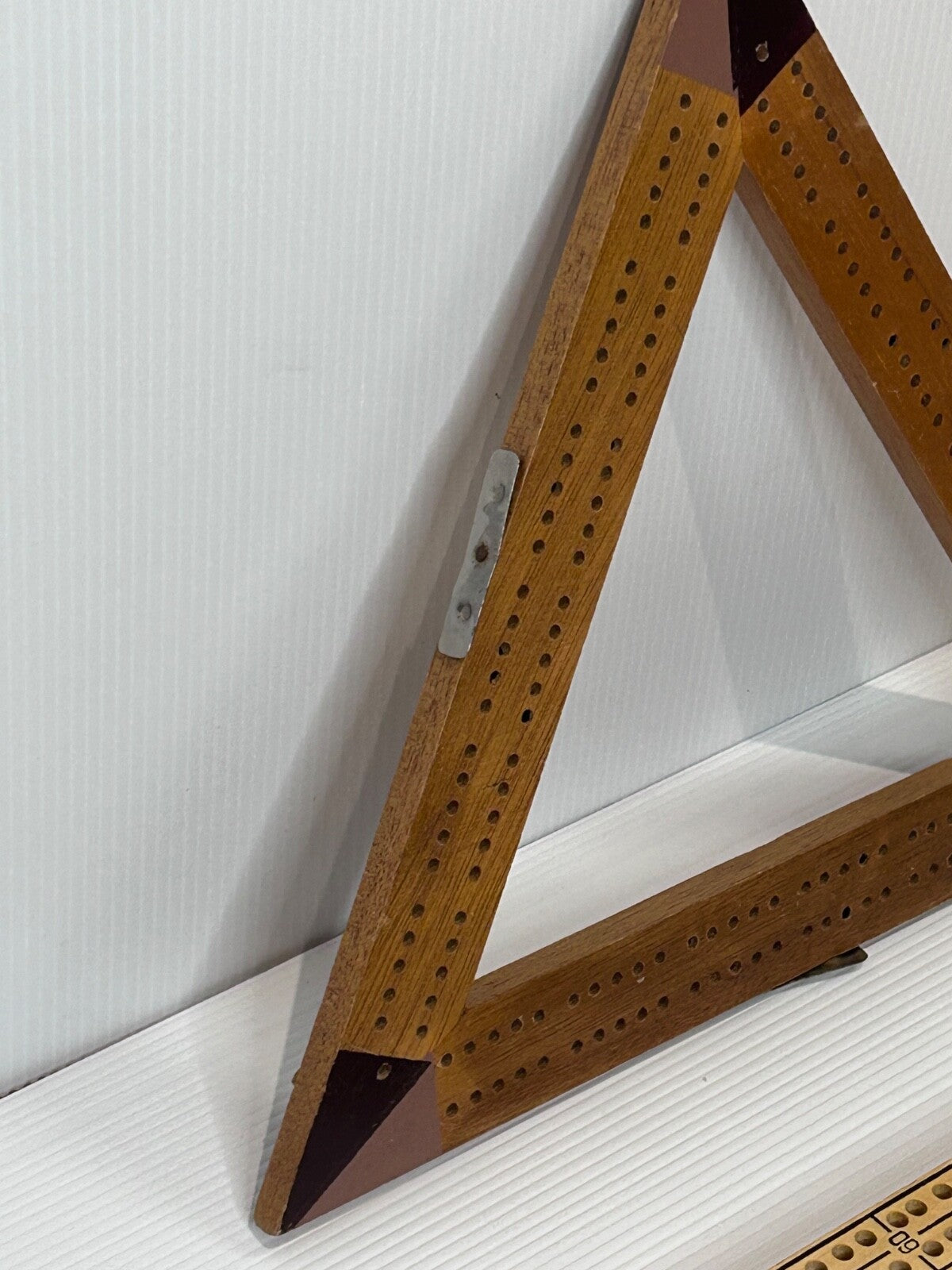 Vintage Cribbage Board Collection x 3 – Triangle, Inlaid, and Classic Flat Board