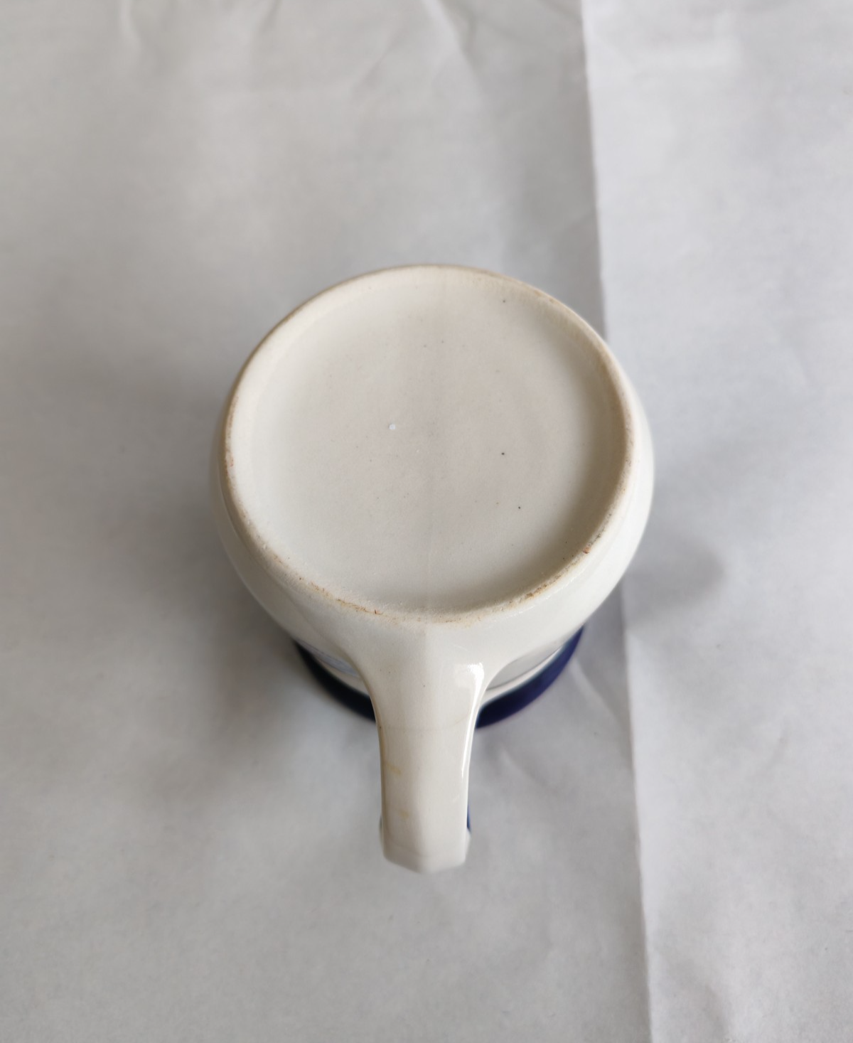 Bendigo Pottery Mug 1999 Bendigo Rowing Club Centenary (Cobalt Blue)