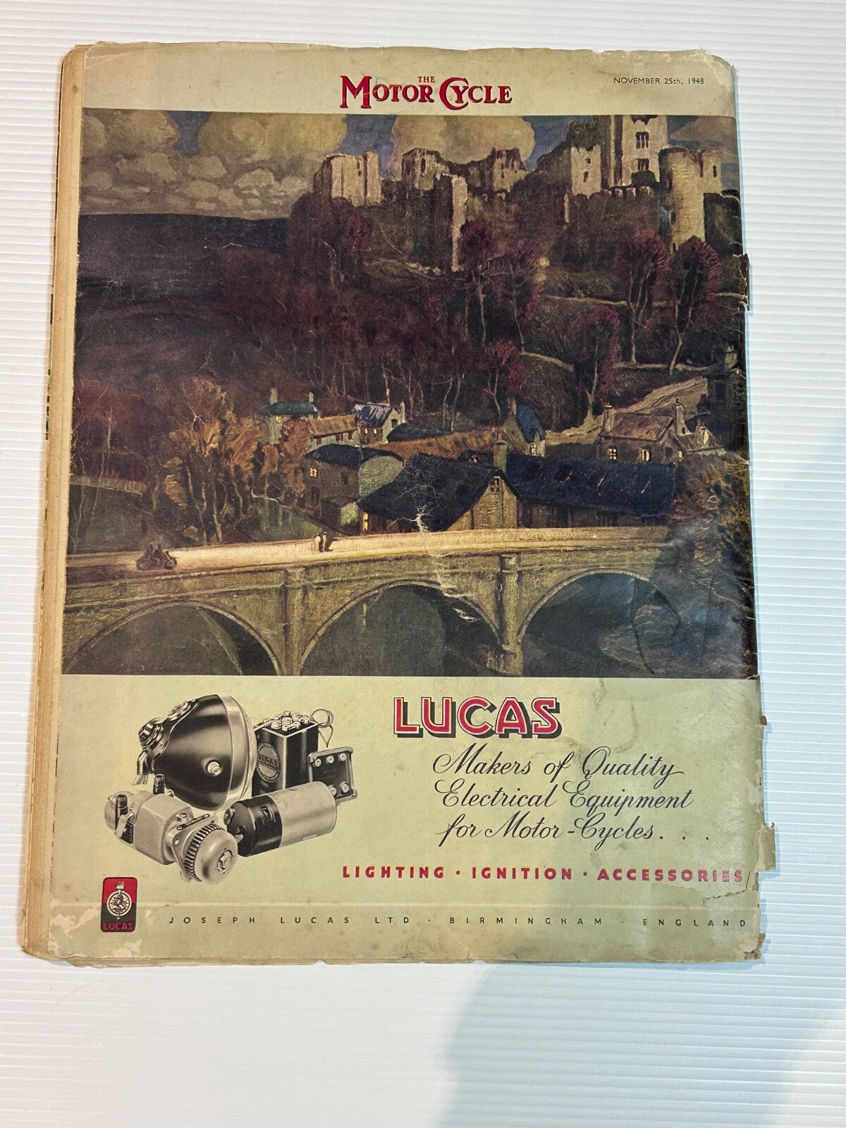 The Motor Cycle Magazine 1948 London Show Report BSA Norton Ariel ORIGINAL