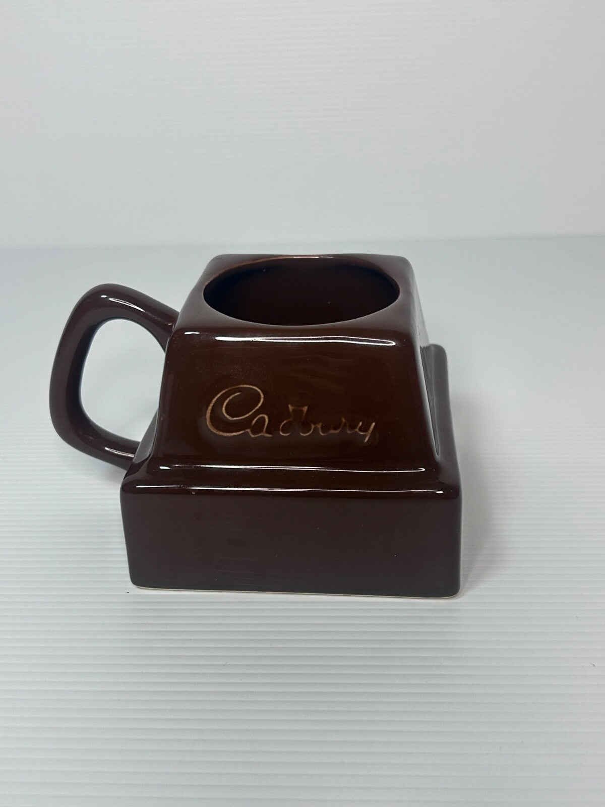 Vintage Cadbury Block Chocolate Mug – Retro Novelty Ceramic Collectible