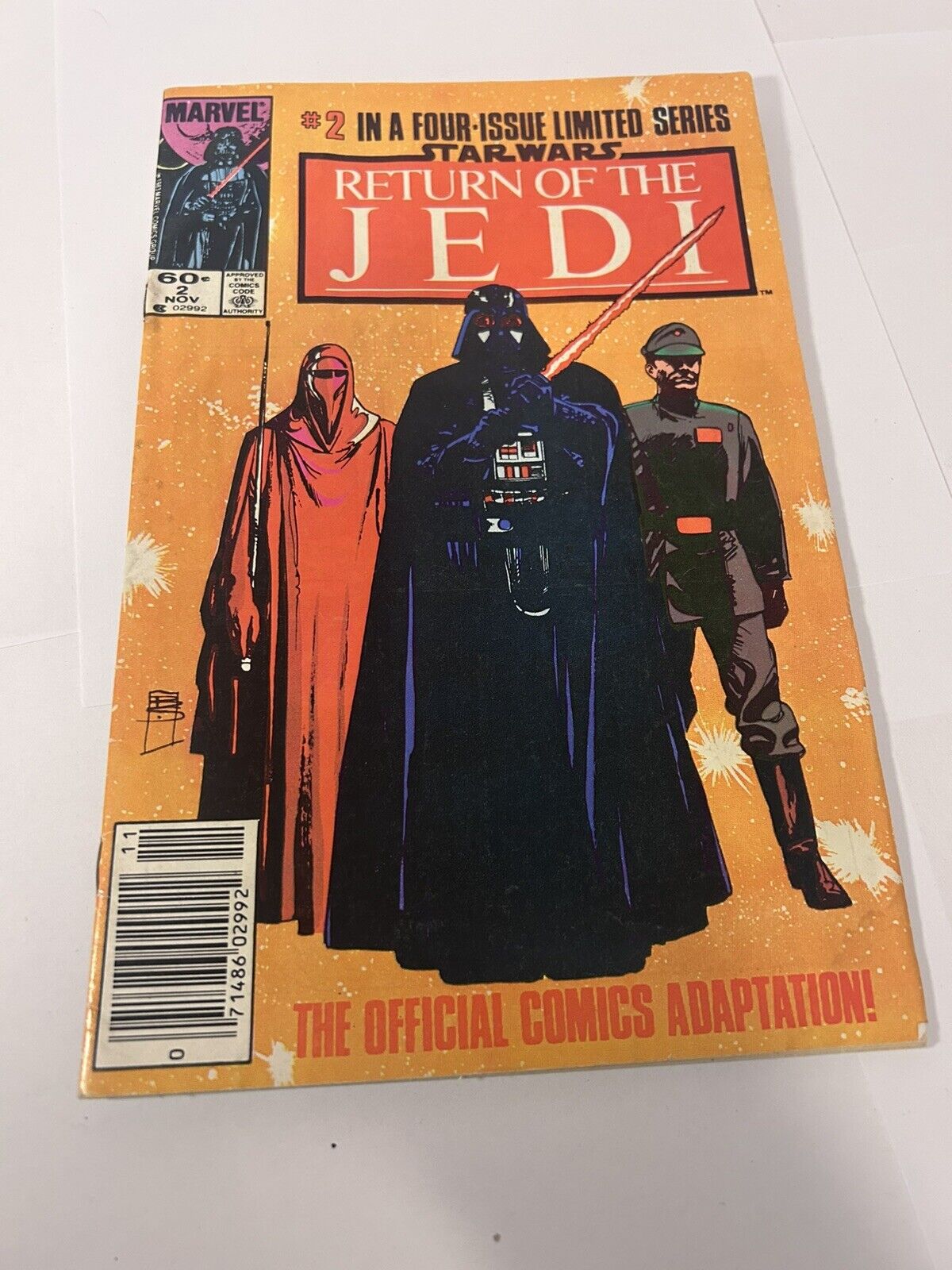 Star Wars: Return of the Jedi Comic Books Complete Set of 4 Marvel Comics 1983