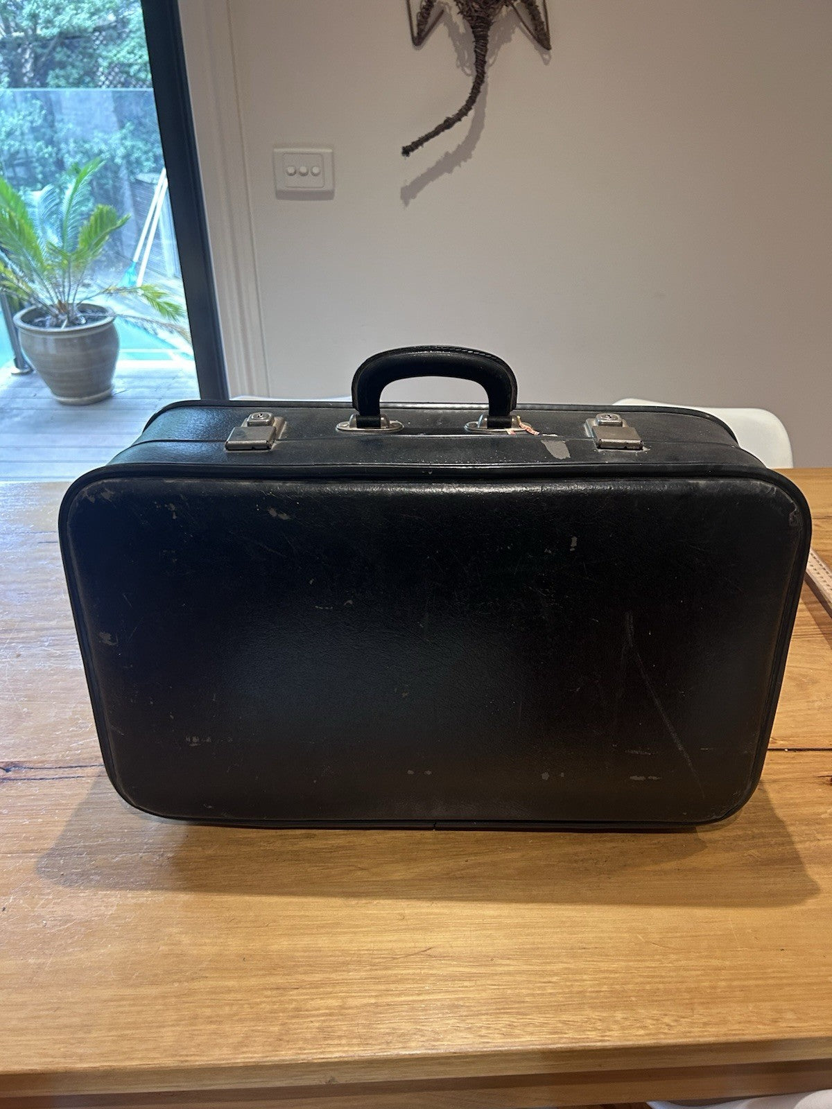 Vintage 1950s P&O Orient Lines Cabin Suitcase Orcades Cheney Latches 54x33cm