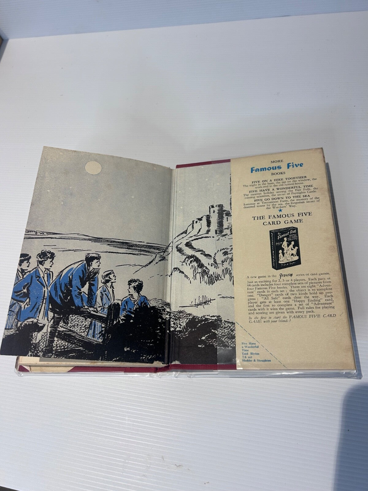 Five Have a Wonderful Time Enid Blyton 1953 H&S 2nd Impression HC DJ 11th Famous