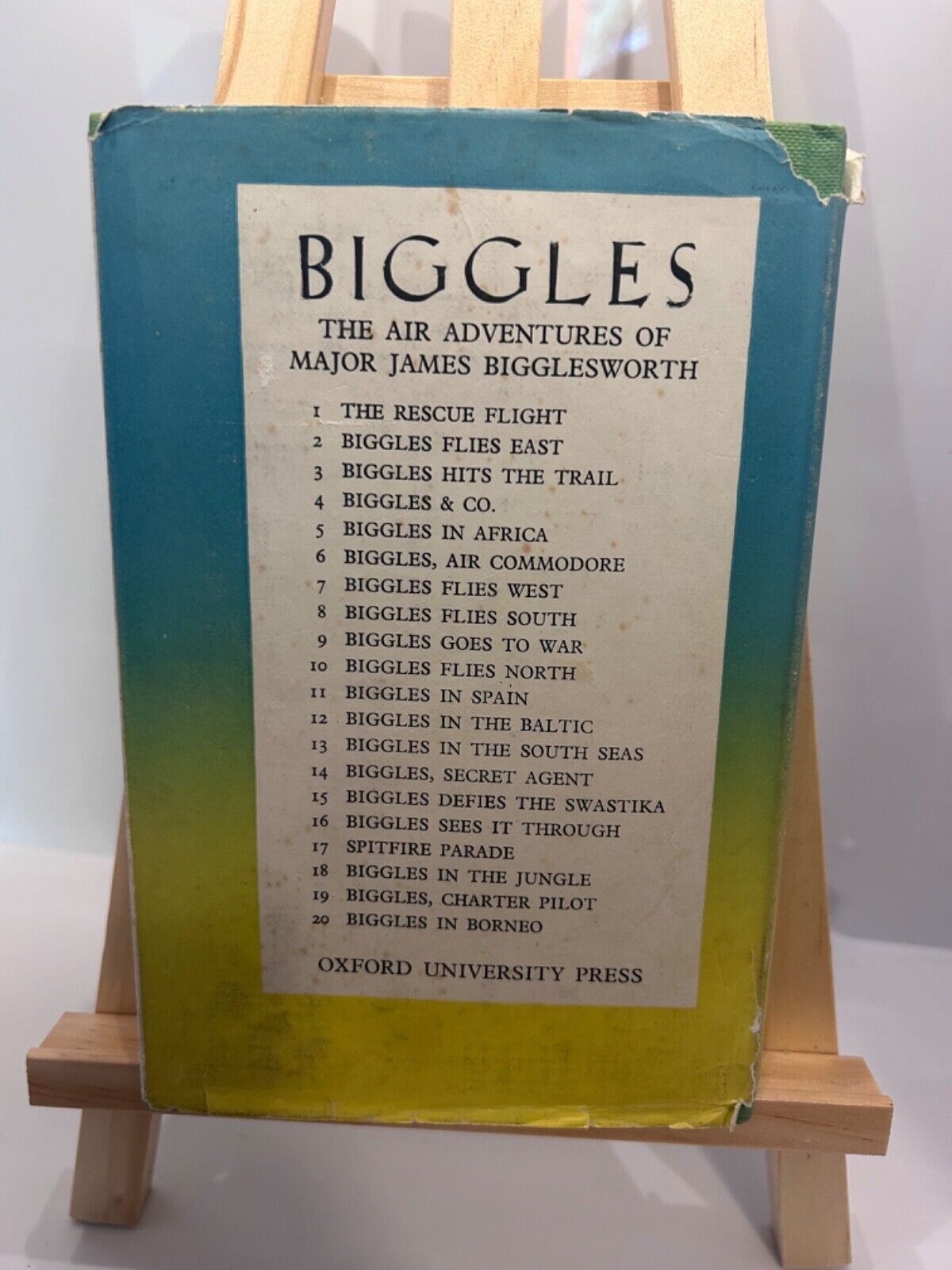 Biggles In Spain - Hardcover Book By Captain W E Johns with Dust Jacket