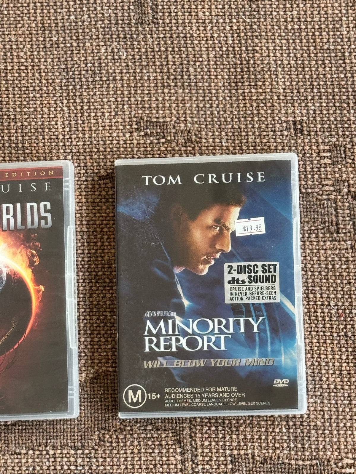 Tom Cruise DVD Bundle Action Sci-Fi Thriller Collection MI3 War of the Worlds