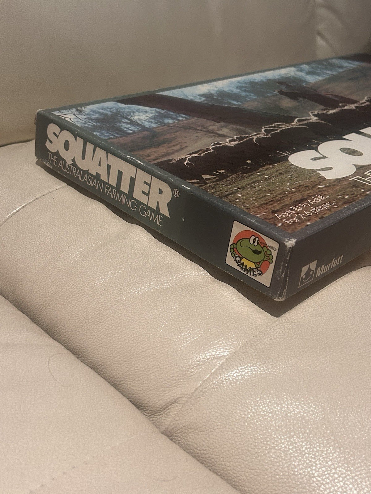 Vintage SQUATTER Board Game – Complete Unused Contents – Murfett Australia