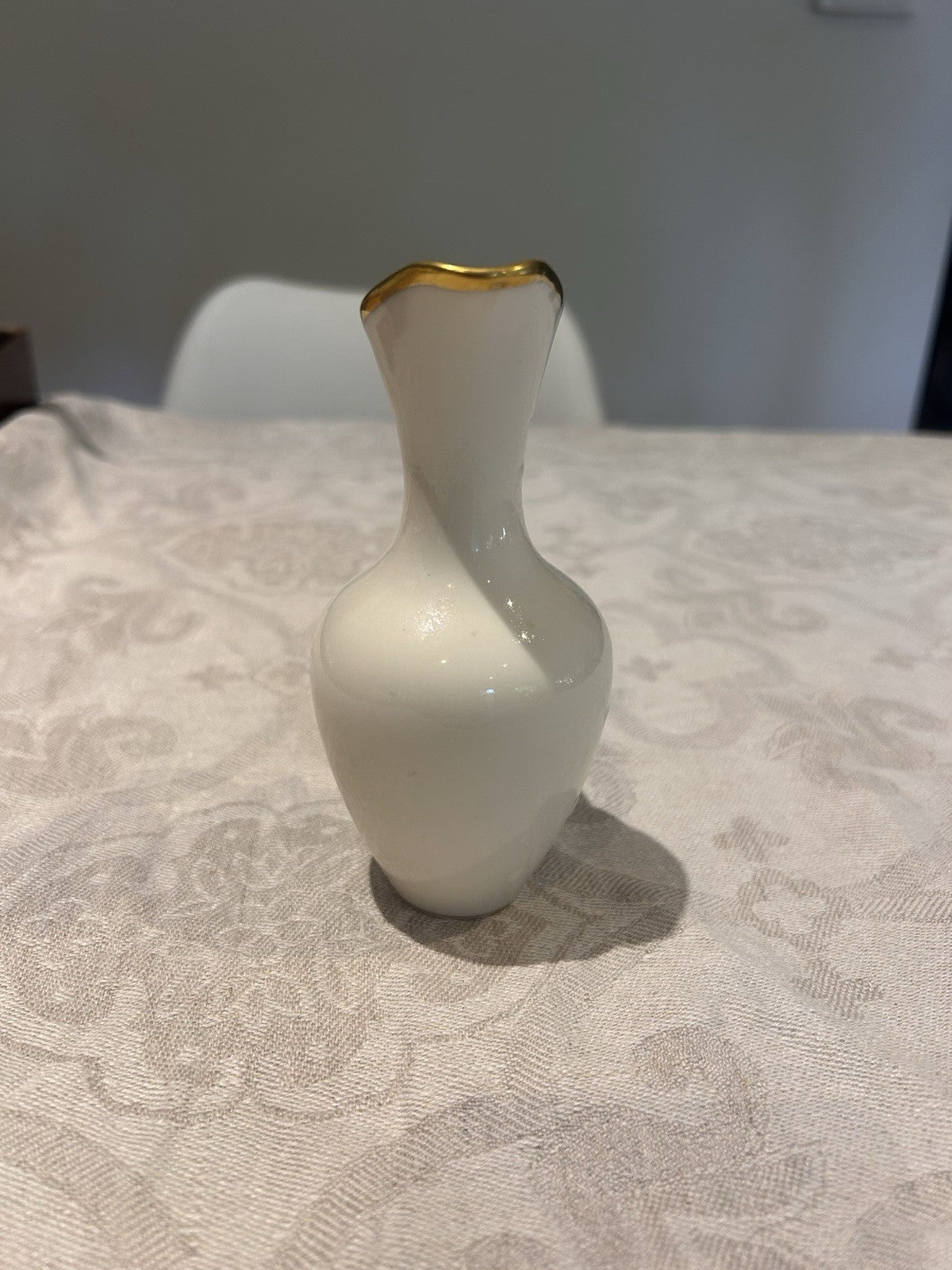 Vintage Wiener Neustadt Austria Porcelain Mini Jug Gold Trim Souvenir