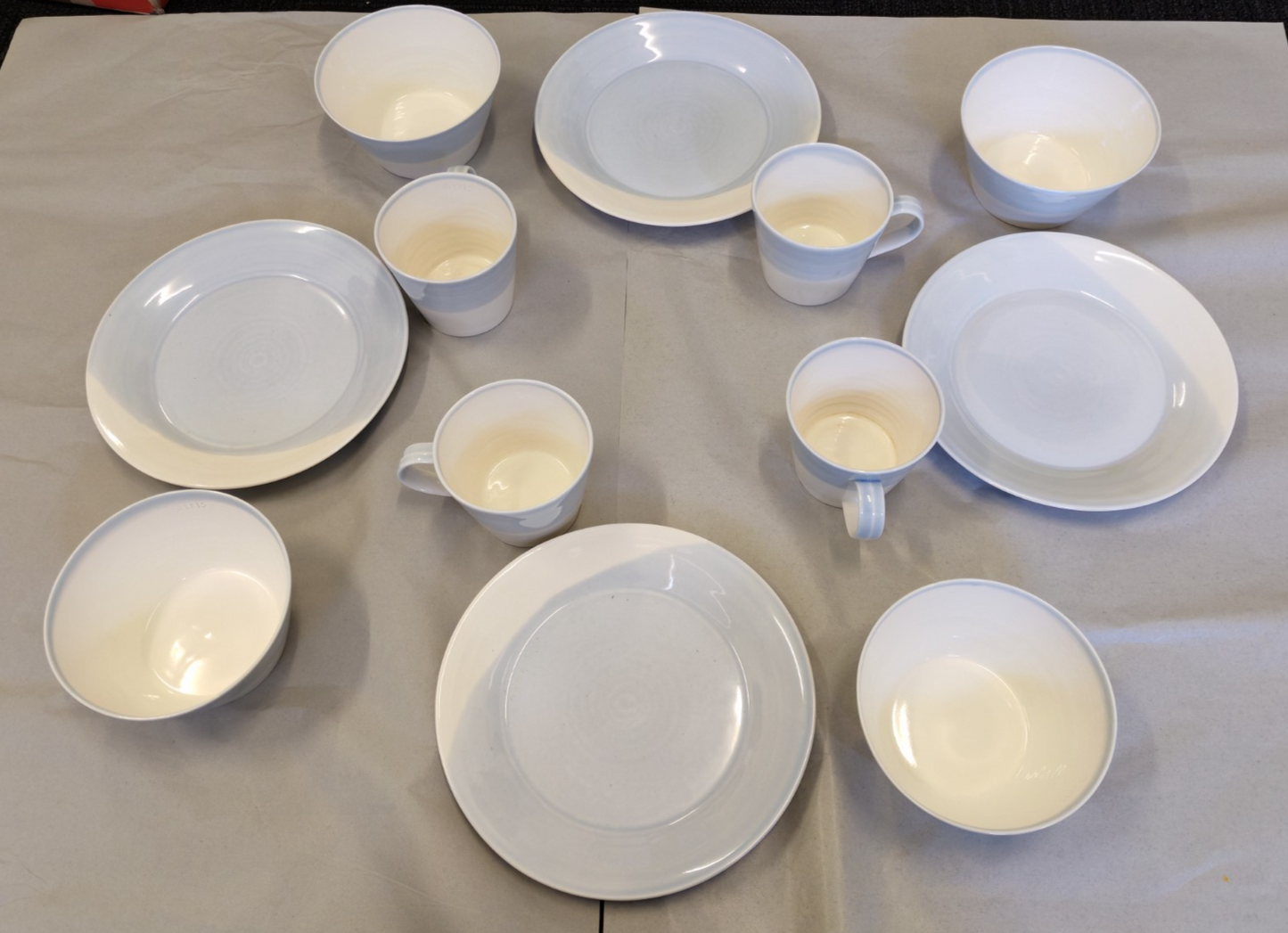 Royal Doulton 1815 Line - Blue Porcelain Dinner Set (For 4)