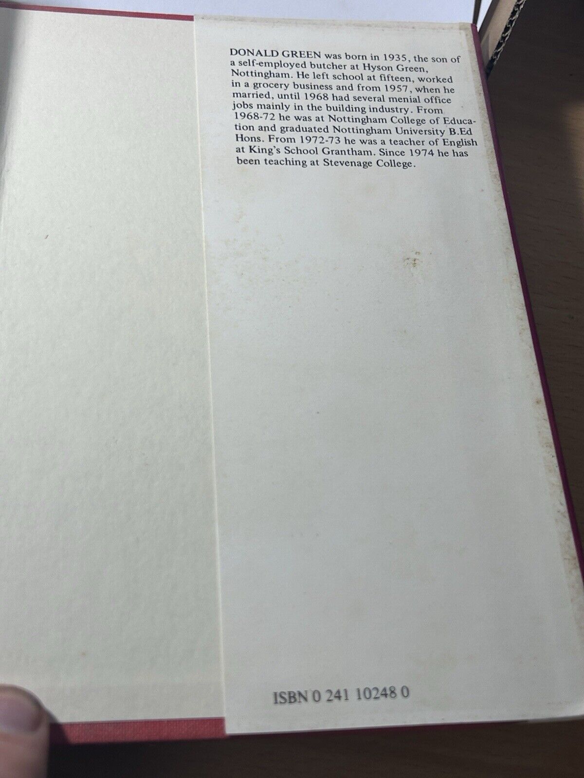 Mirror Mirror Donald Green First Edition 1979 With Dust Jacket