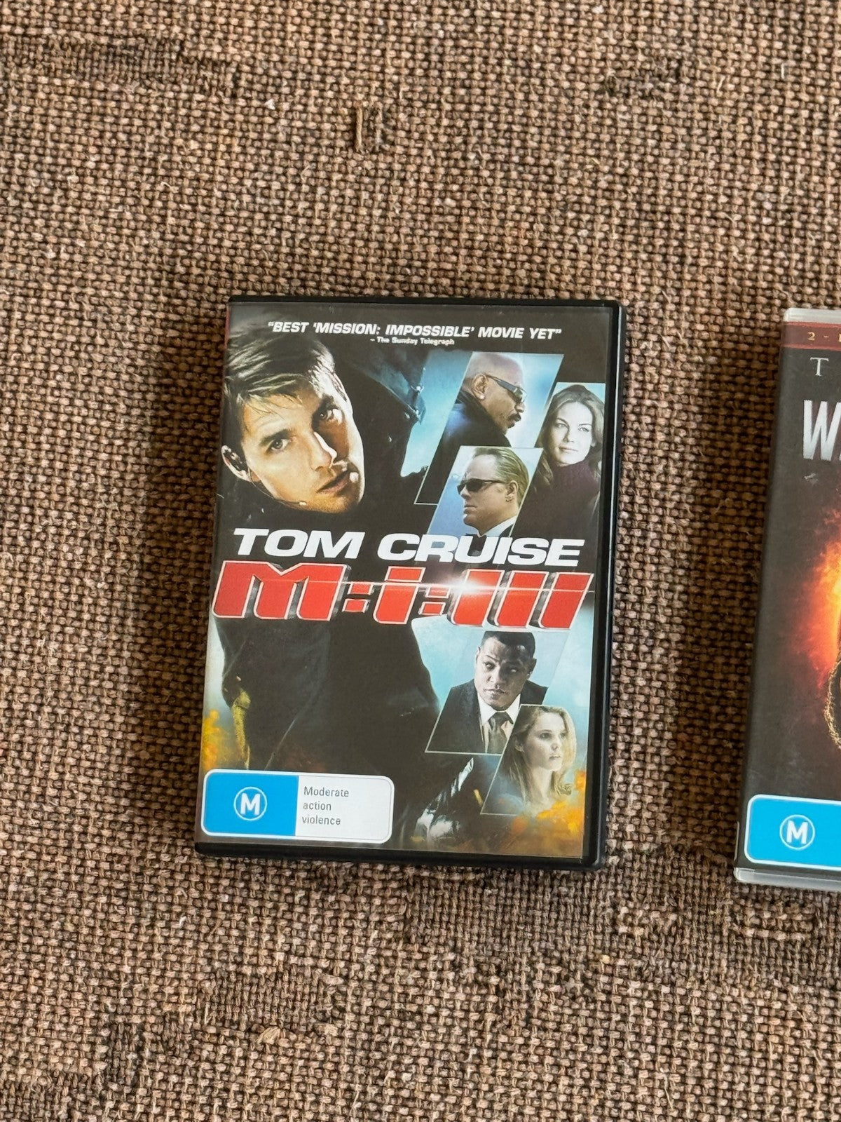 Tom Cruise DVD Bundle Action Sci-Fi Thriller Collection MI3 War of the Worlds