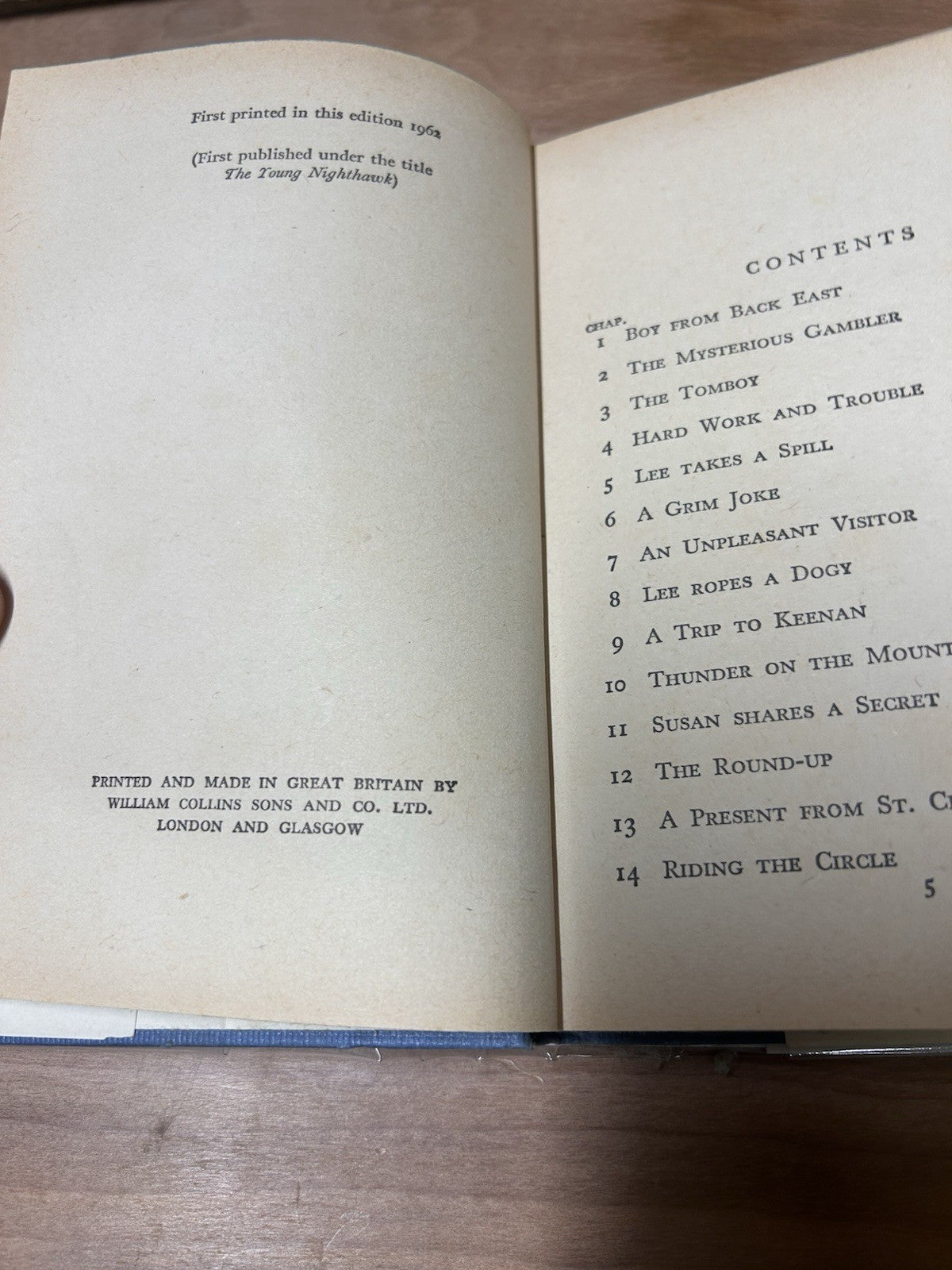 The Young Range Rider Frank C Robertson 1962 Collins Seagull Library HC DJ