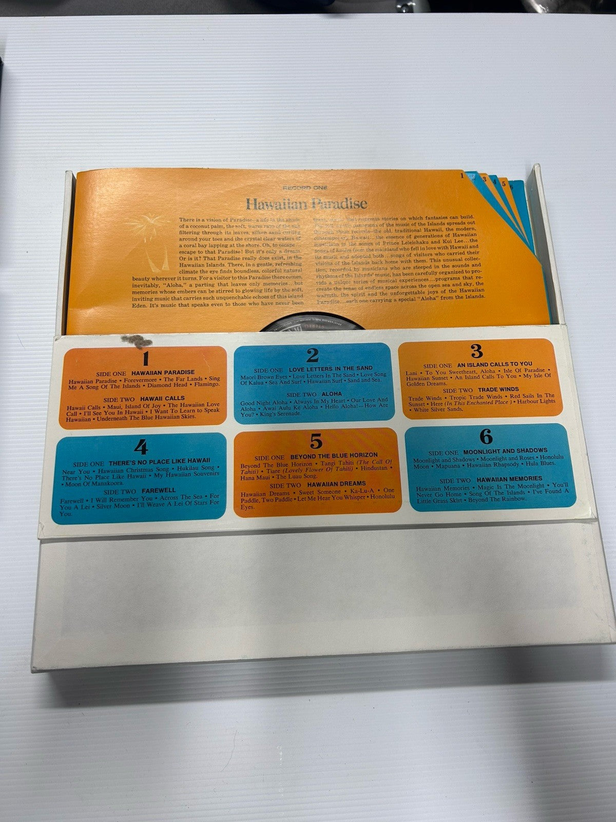 Reader’s Digest “Hawaiian Paradise” 6× LP Box Set 1970 Dynagroove Hawaiian Music
