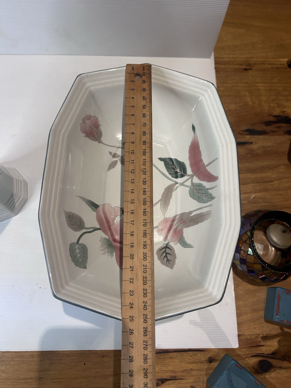 Mikasa Silk Flowers F3003 Pedestal Bowl & Lidded Vase Set – Japan Vintage