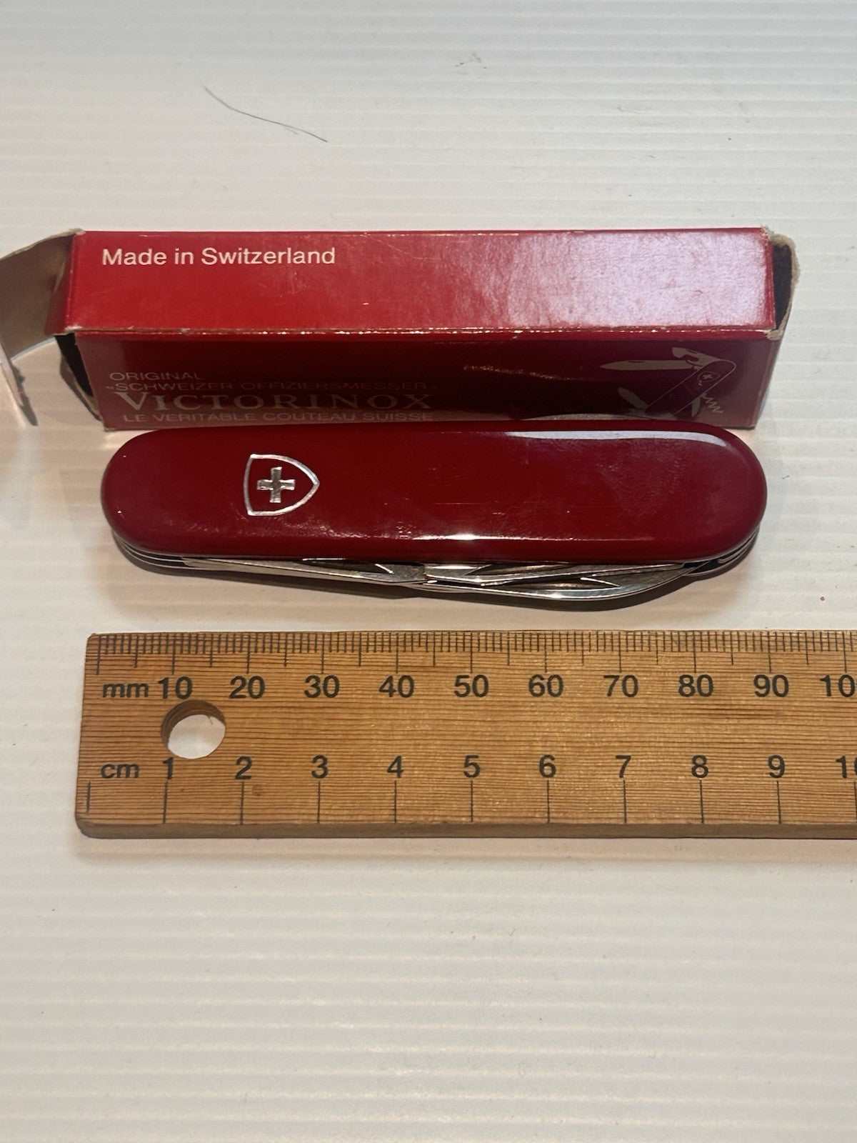 Victorinox Swiss Army Knife 86mm Old Shield Vögele Promo w/ Box Rare