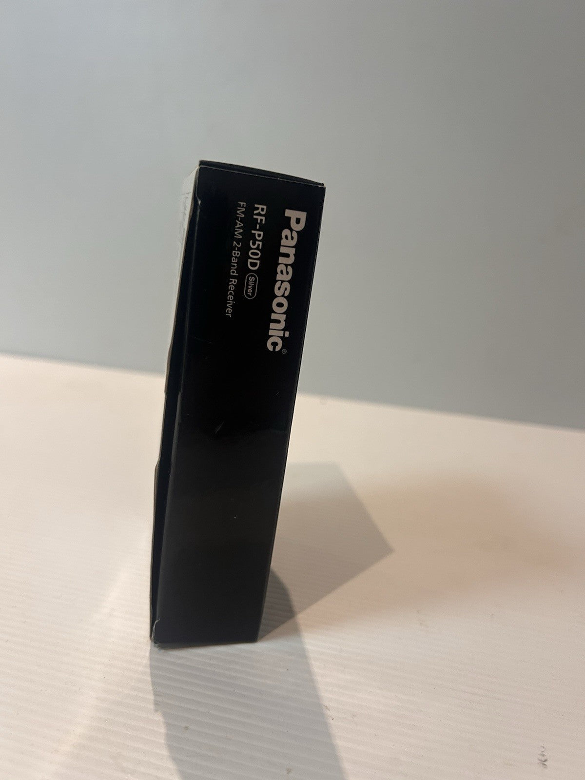 Panasonic RF-P50D FM AM 2-Band Portable Radio Silver Boxed (No Battery Cover)