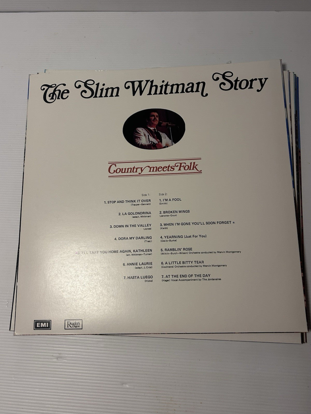 Slim Whitman – The Slim Whitman Story 6LP Box set Reader's Digest