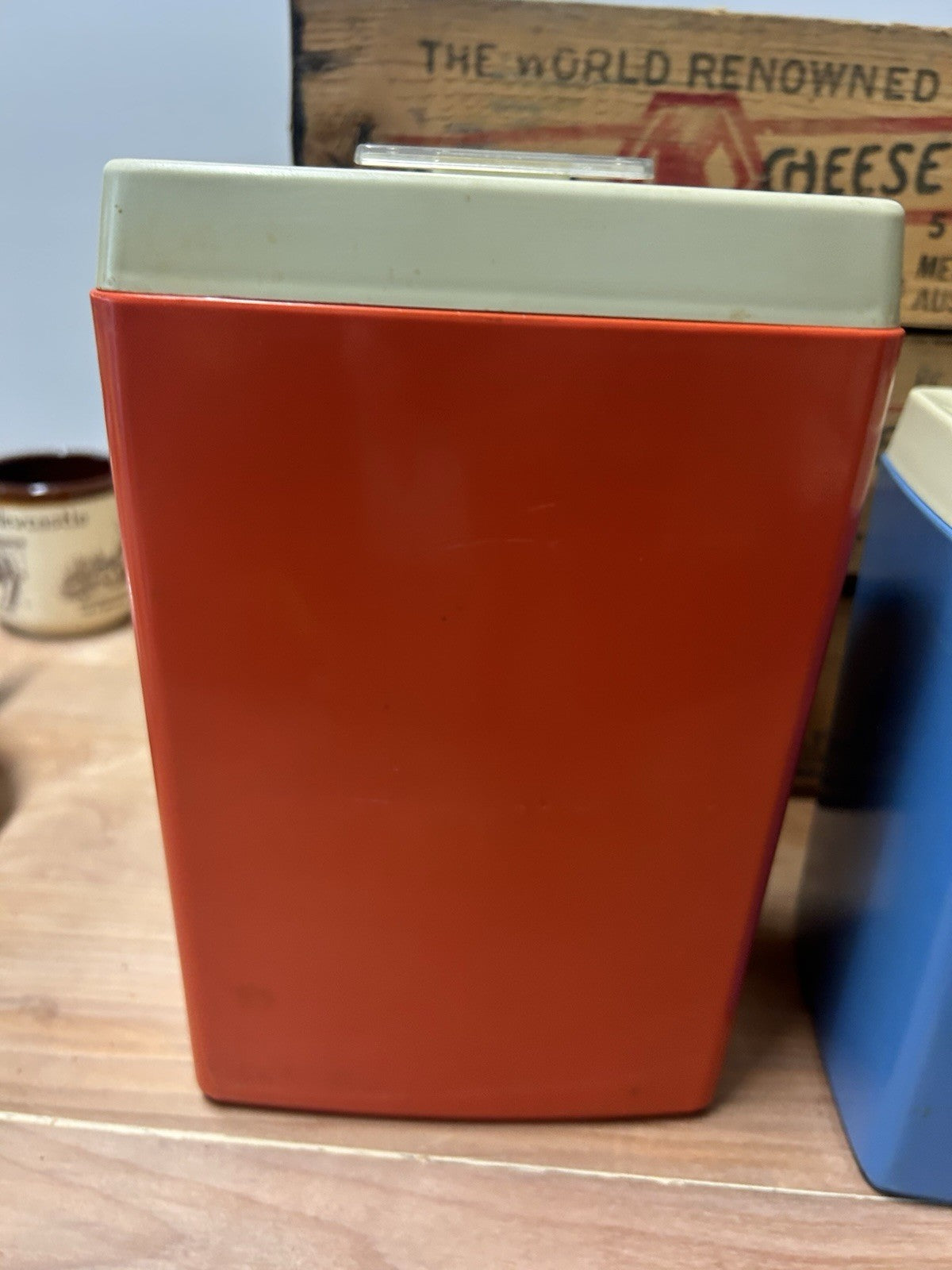 Nylex Retro 1960s Flour & Rice Canisters Set Made in Australia Kitchen