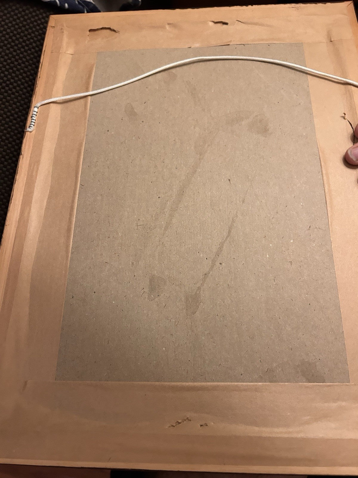 Vintage Holy Family Religious Wall Plaque Framed Catholic 3D Relief 44cm