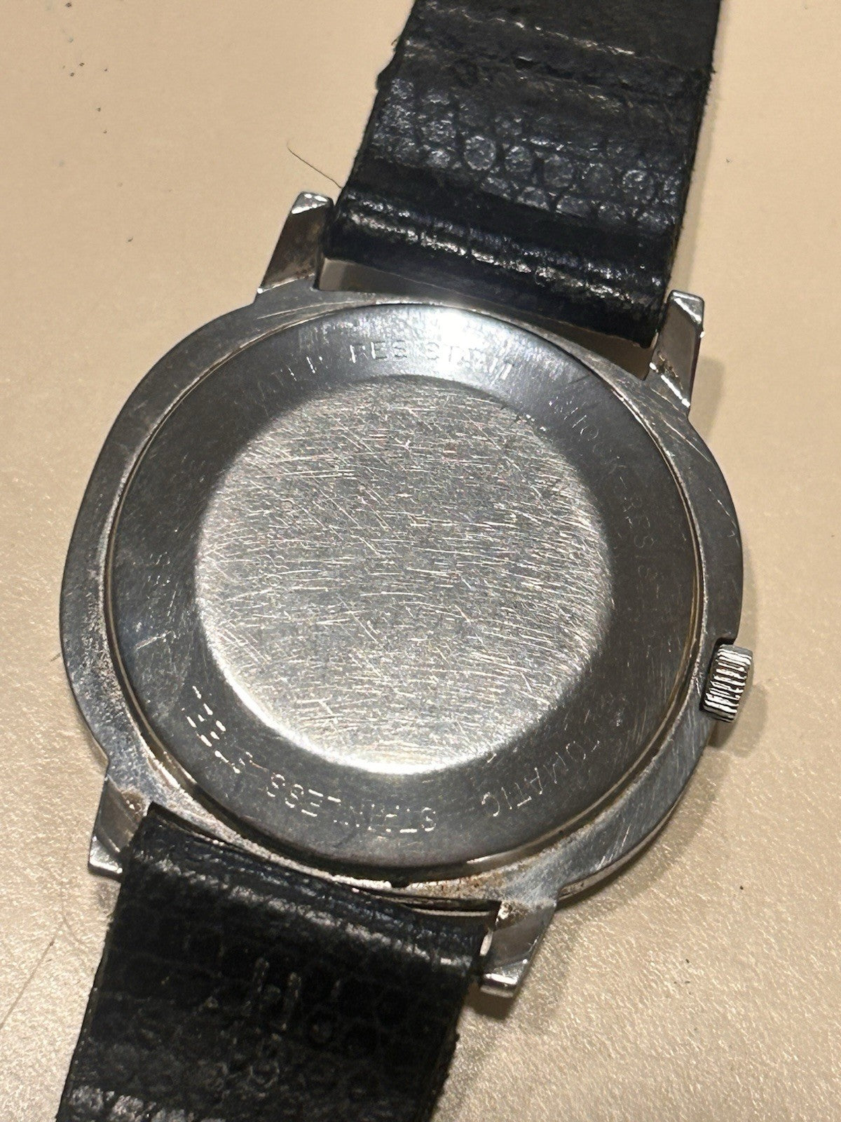 Ulysse Nardin Automatic Day Date Vintage 1970s Swiss Stainless Steel Watch