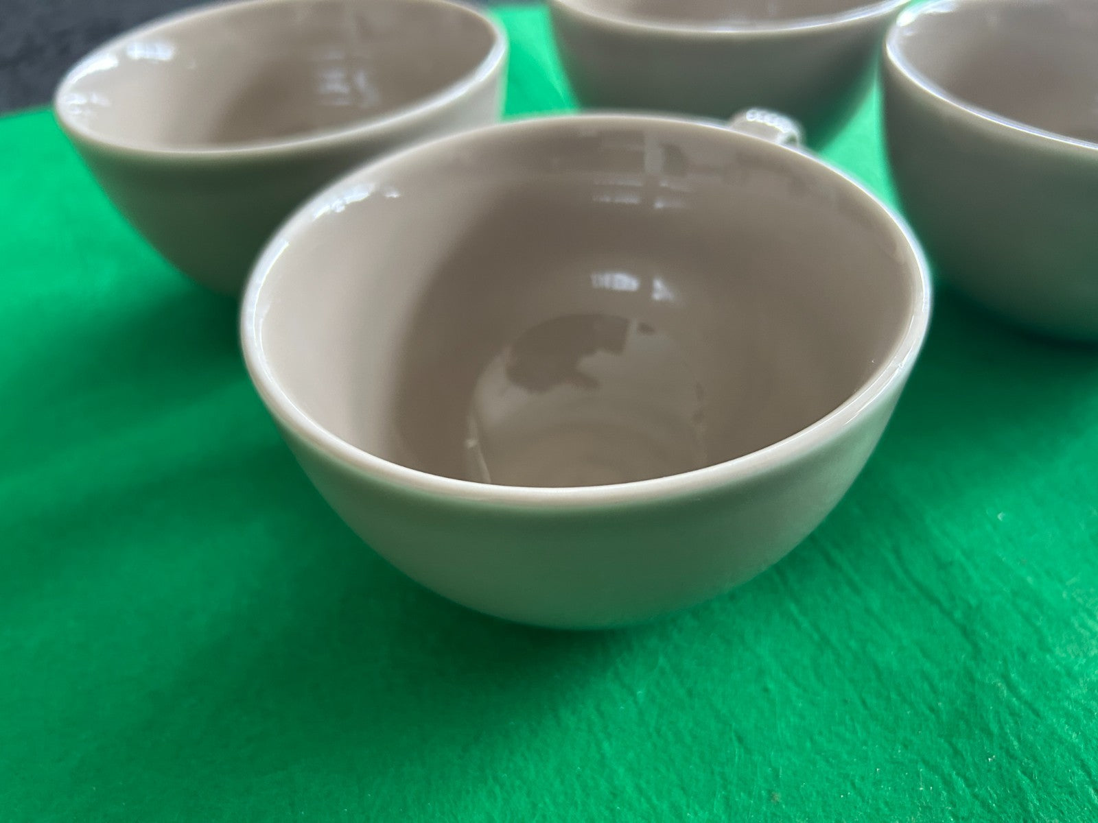 Royal Doulton Gordon Ramsay MAZE Cups Set of 4 Taupe Stoneware