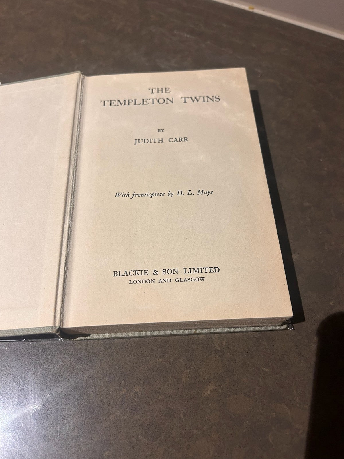 The Templeton Twins – Judith Carr | Early Ed. Vintage Hardcover w/ Dust Jacket