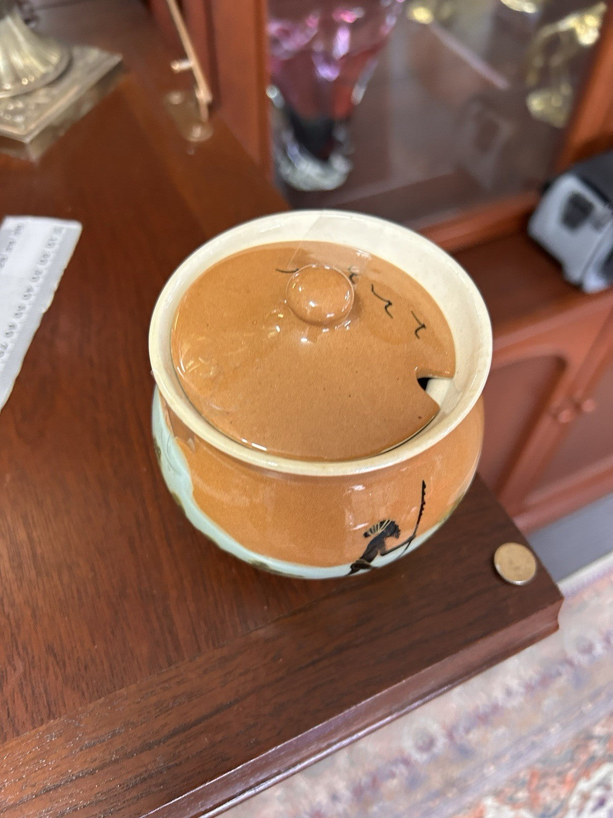 Vintage Martin Boyd Pottery Sugar Bowl Australia c1948–63 | Signed | Mid-Century