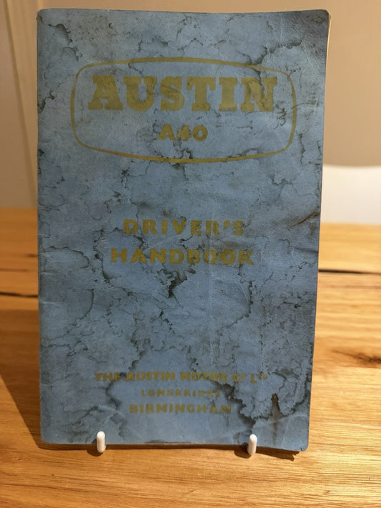 1959 Austin A40 Driver’s Handbook Original 97H 1650B BMC Car Manual