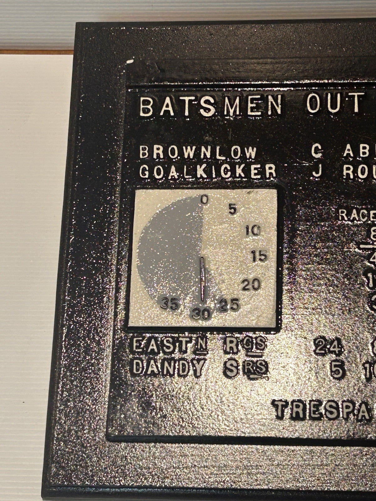 Replica MCG Scoreboard AFL Grand Final 2013 Hawthorn v Fremantle 49x25cm Approx