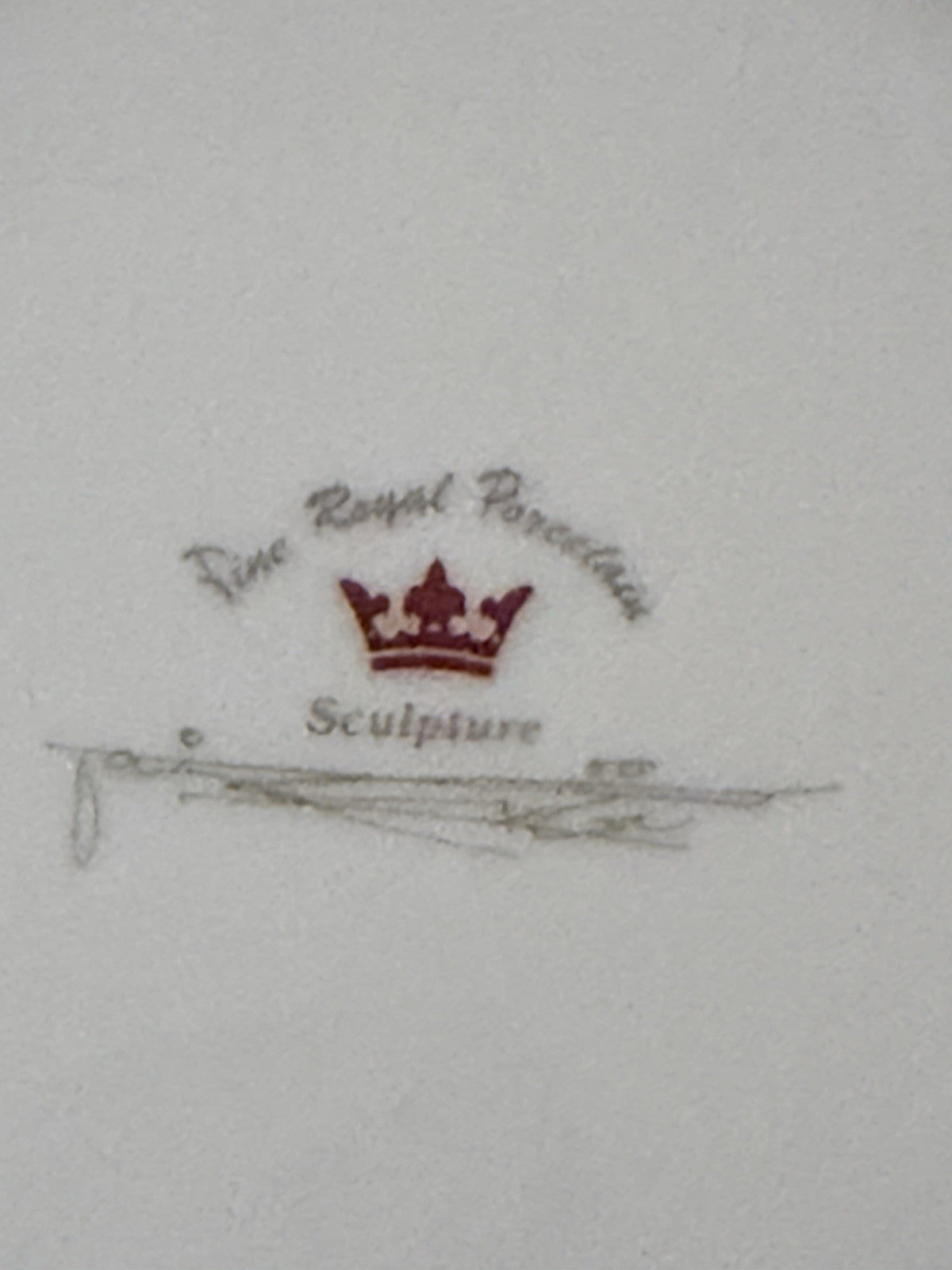 Fine Royal Porcelain Egyptian Plate Sculpture 13cm Vintage