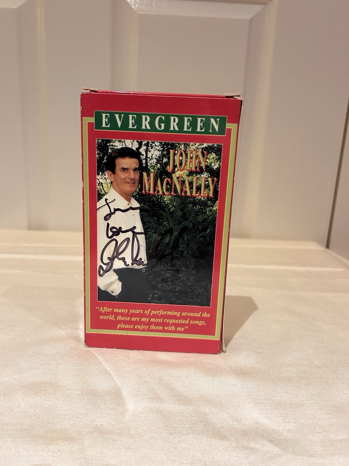 John MacNally Evergreen VHS Signed Autographed Gospel Music Video 1994