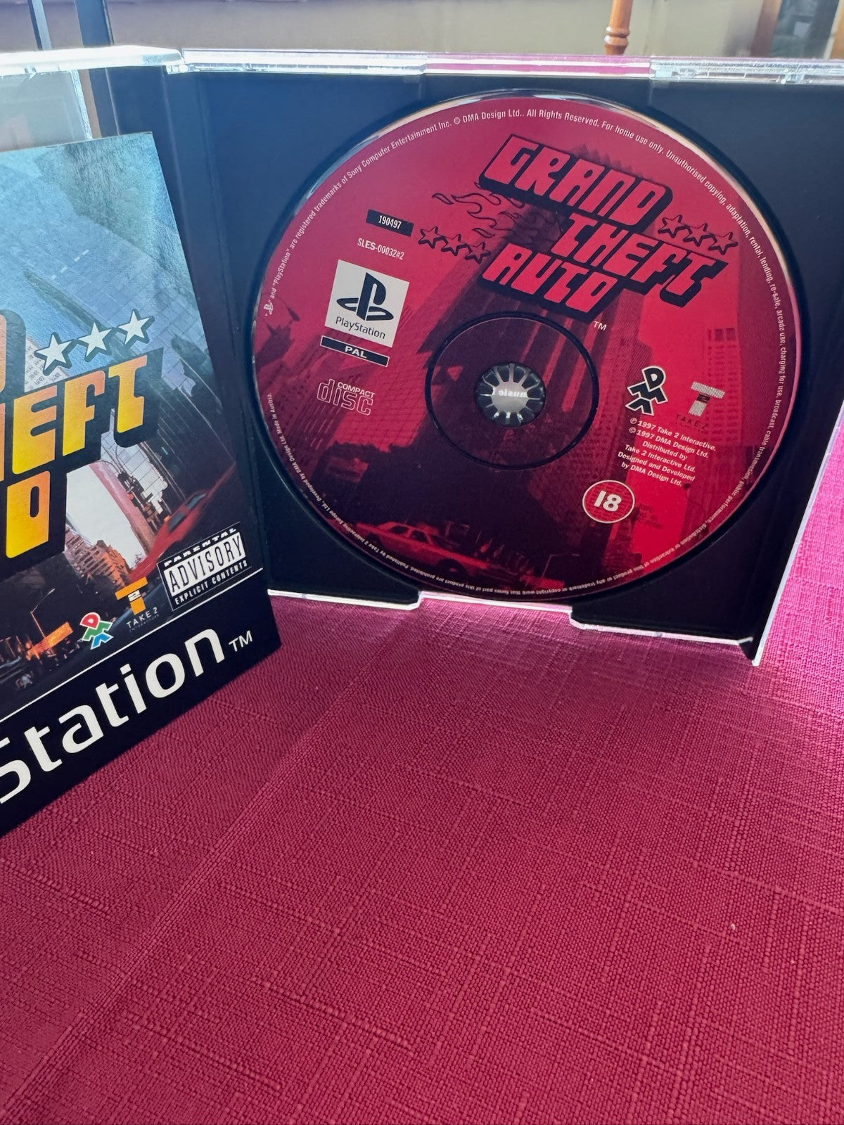 Grand Theft Auto PS1 PAL – Complete w Case & Disc (Value Series) | 1998