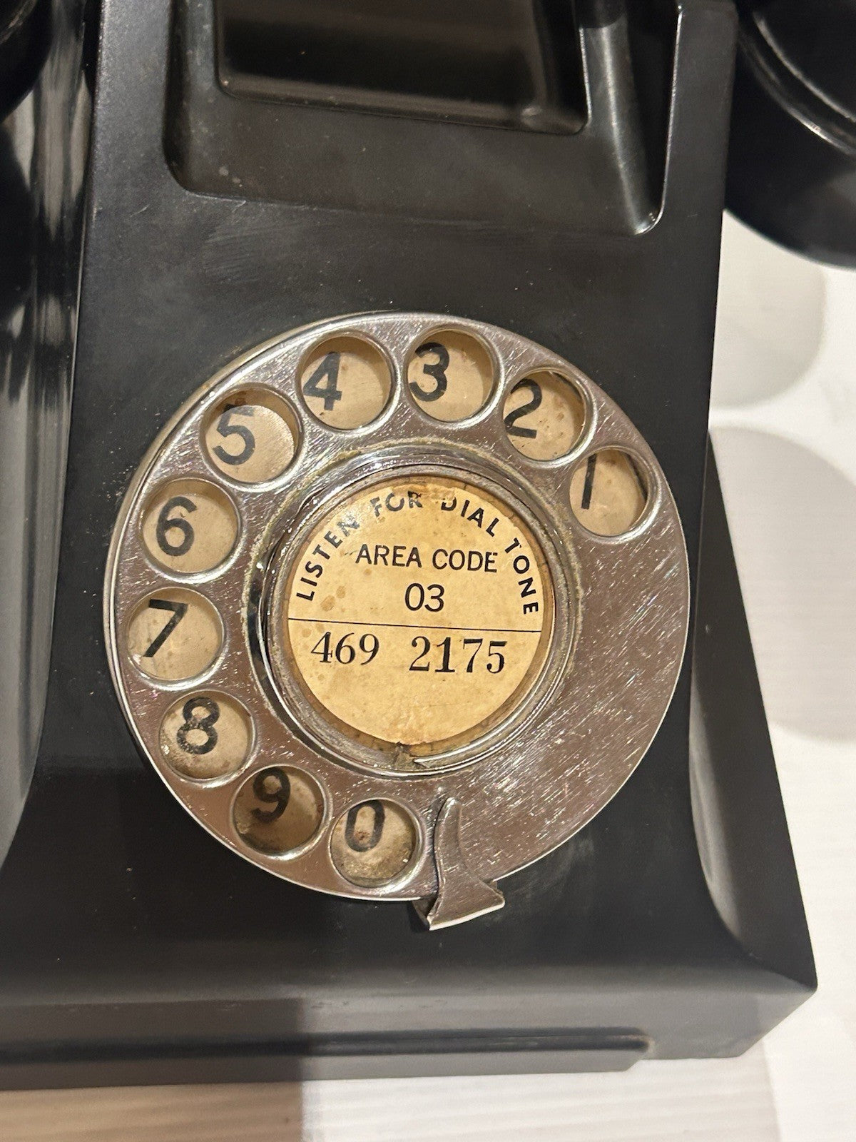 Vintage PMG 300 Series Bakelite Rotary Dial Telephone – 1951/52 – Australia