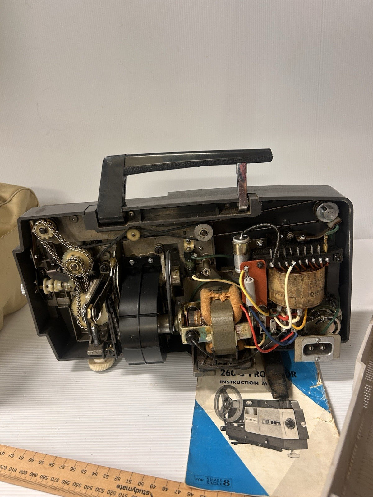 Sekonic 260-S Super 8 Projector Vintage Japan w/ Manual & Case – Untested