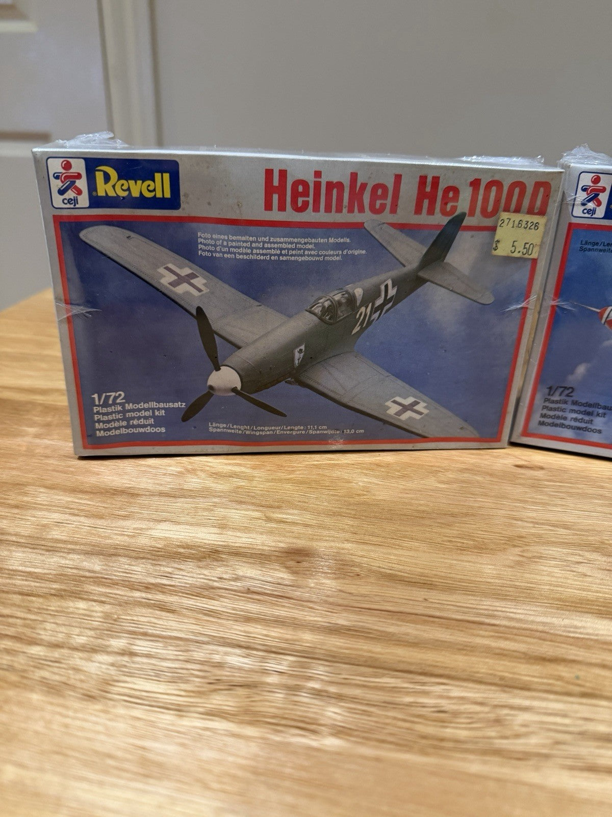 Revell 1/72 Heinkel He100D & He162A-1 Kits Sealed 1984 West Germany Lot