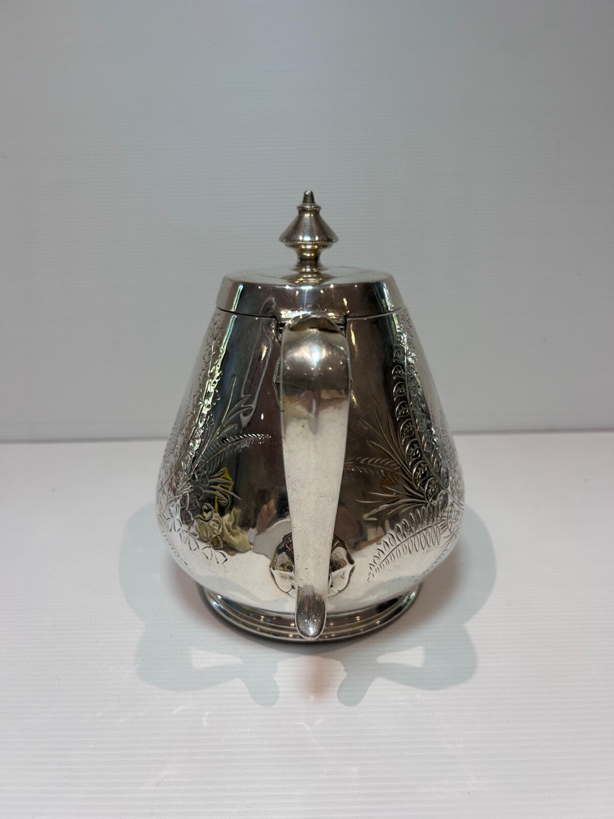 Antique Silver-Plated Teapot Richard Richardson Sheffield c1890s engraved