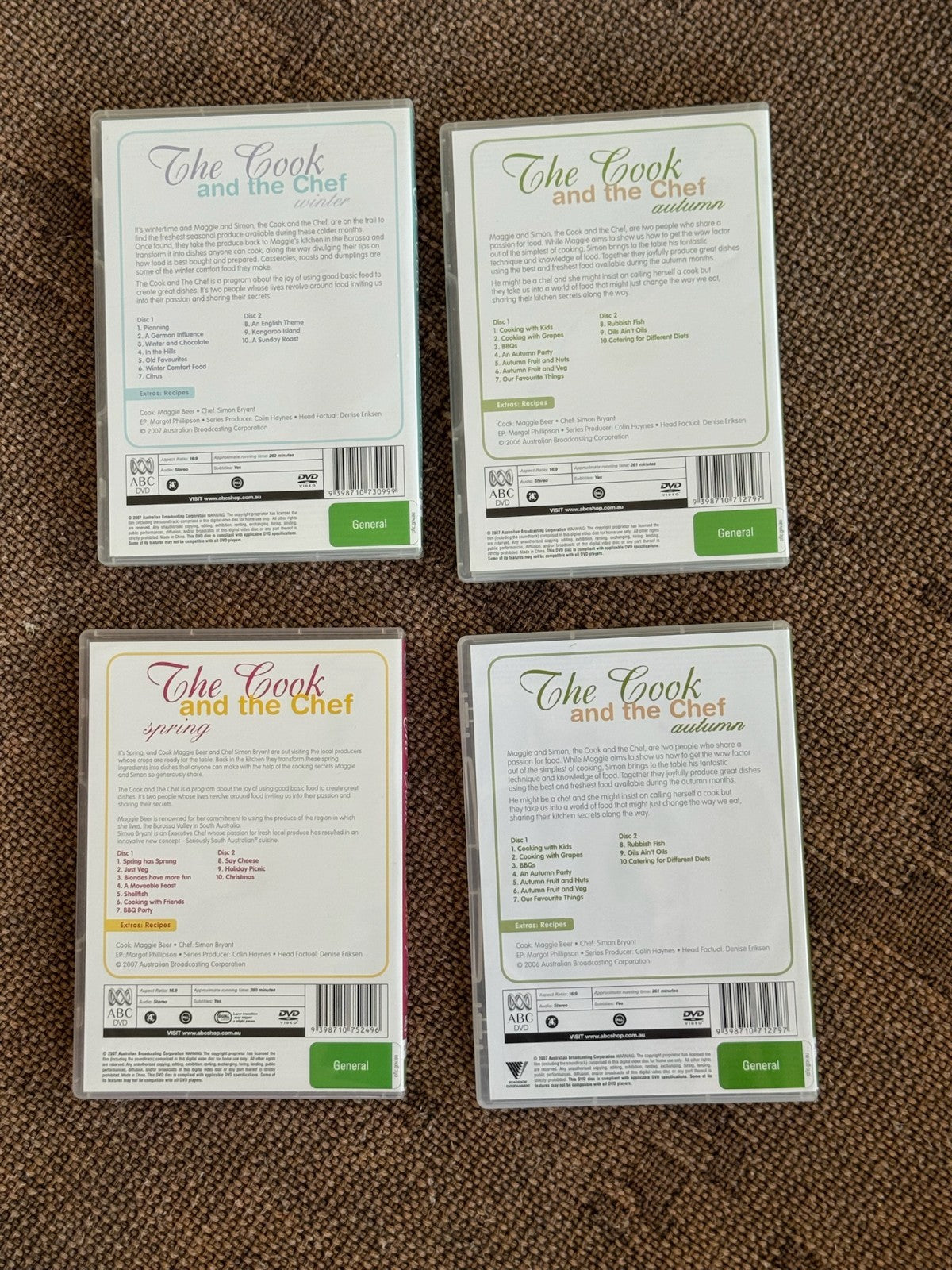 The Cook and the Chef | DVD Complete Four Seasons Box Set | Maggie Beer | ABC