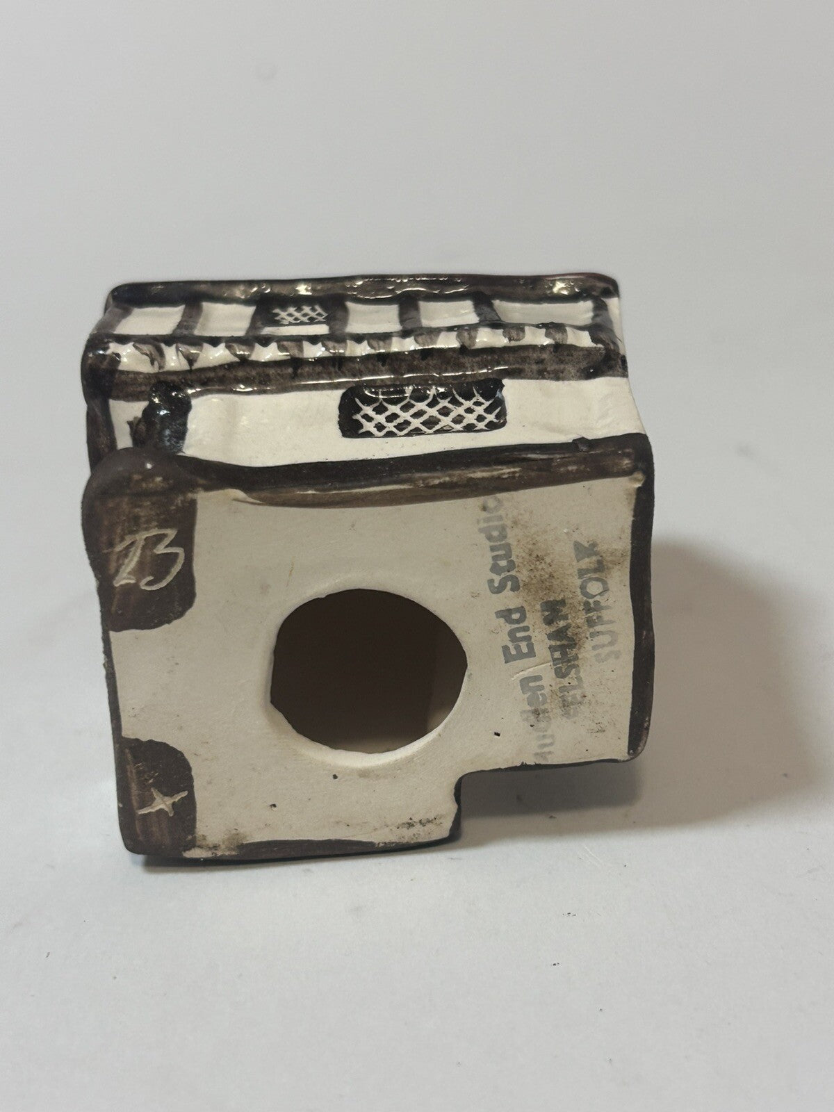 Mudlen End Studios Cottage House Mini Ceramic Made In England No 23 Vintage