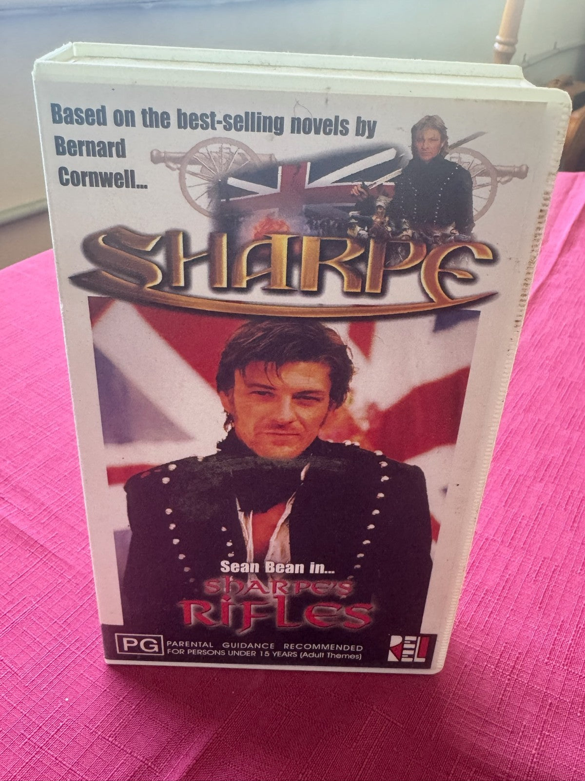Sharpe’s Rifles VHS PAL – Sean Bean Classic War Drama w Slipcase | 1998