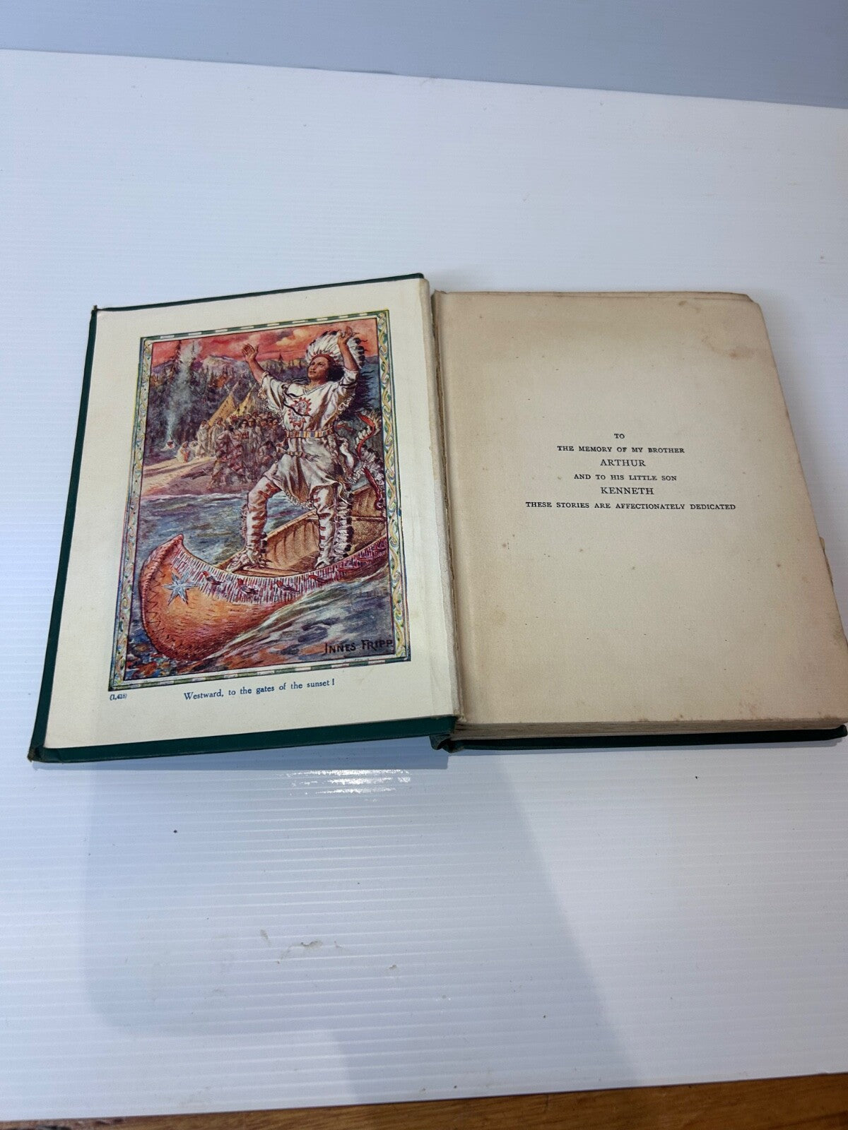Stories from Hiawatha c1920s HC Illustrated Innes Fripp Golden River Series