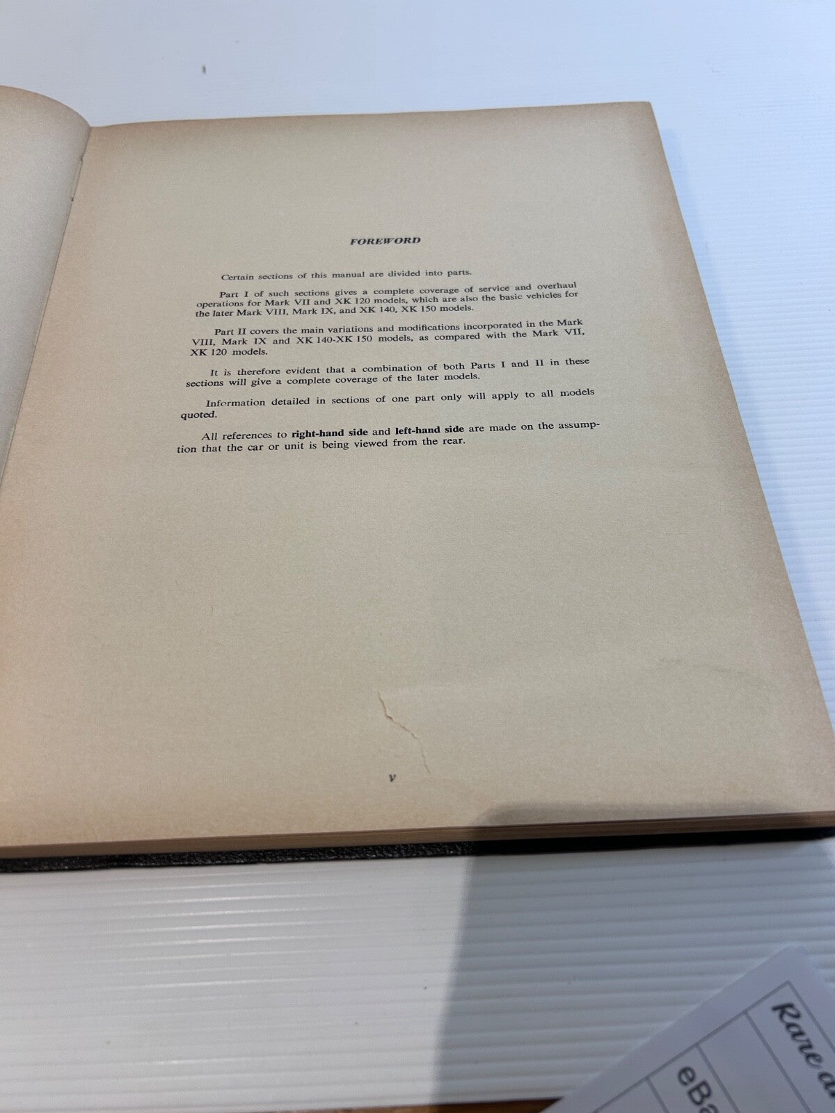 Jaguar Workshop Manual Mk7-9 XK120-150 Auto 1951–61 Scientific Scientific Mags