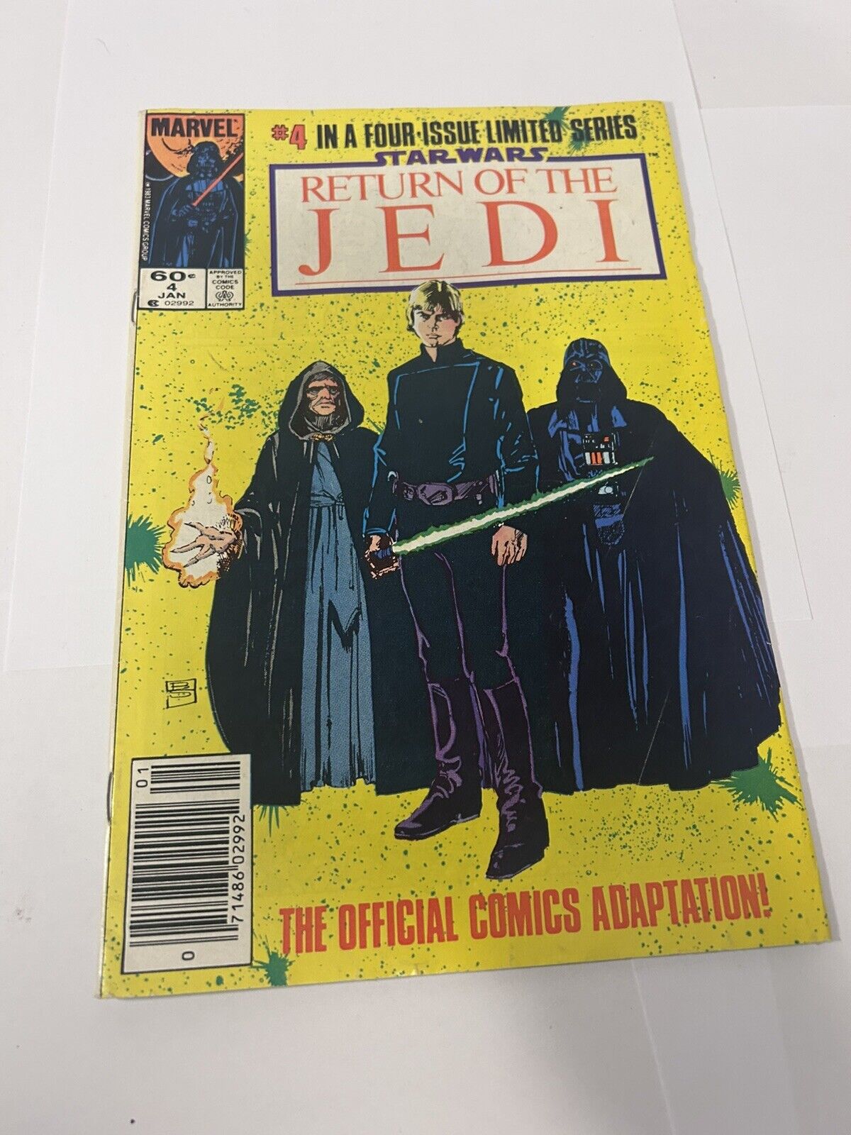 Star Wars: Return of the Jedi Comic Books Complete Set of 4 Marvel Comics 1983