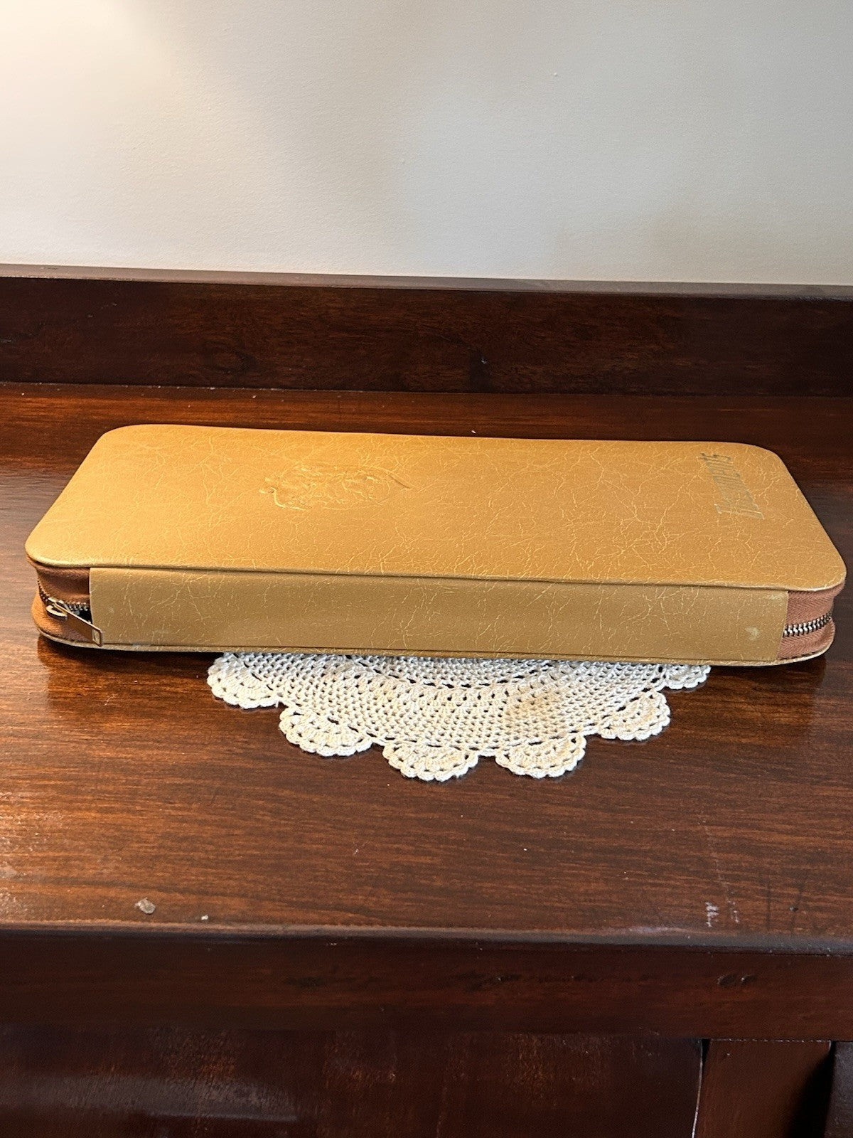 Vintage Vermont Documents Folder PVC Binder Made in NSW Red Lining 1960s