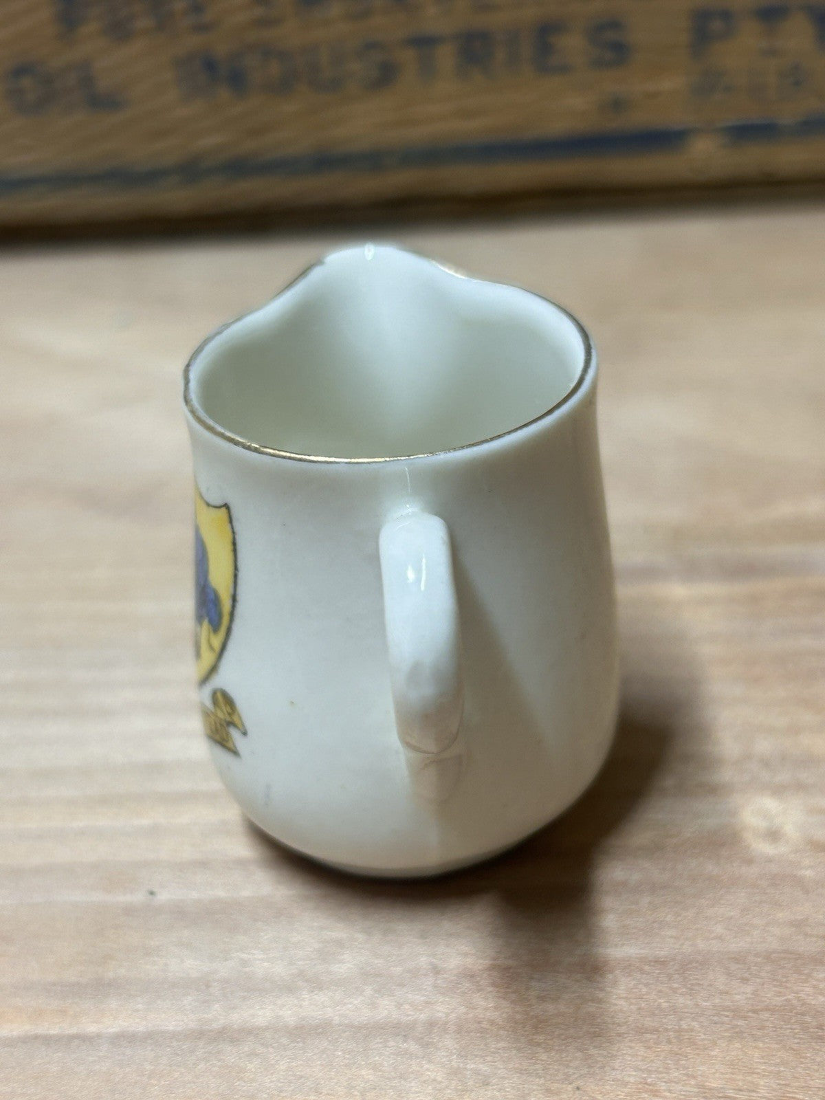 Miniature Crested China Jug – East Grinstead Crest, The Coronet Ware England