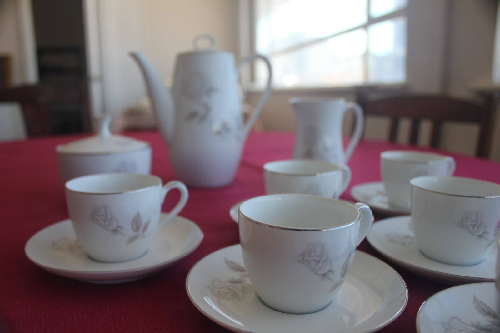 Vintage Noritake “Rosay” Coffee Service – Japan – 15-Piece Set