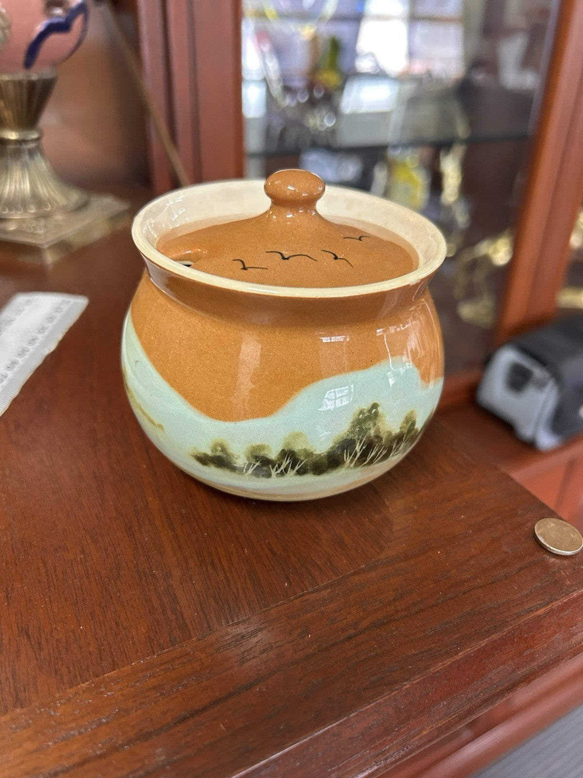 Vintage Martin Boyd Pottery Sugar Bowl Australia c1948–63 | Signed | Mid-Century