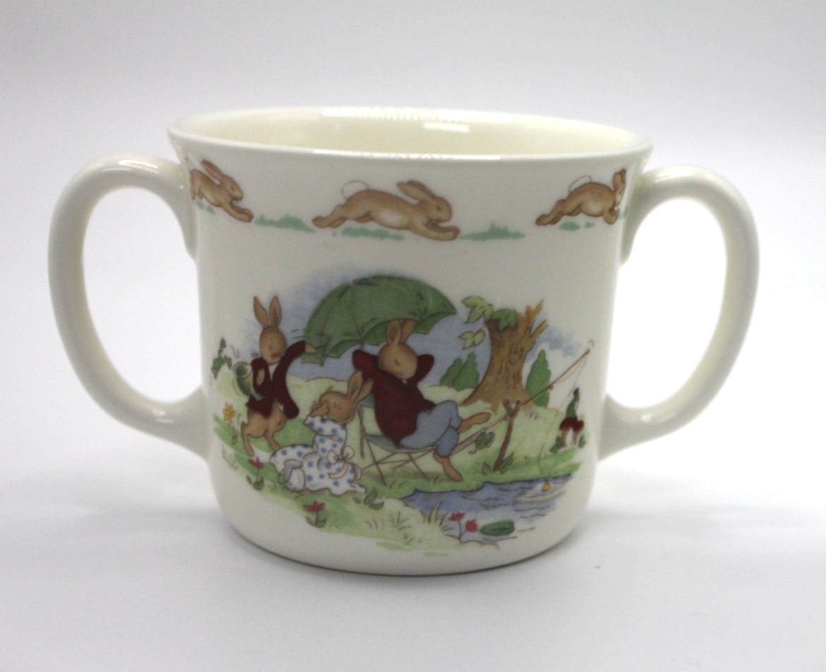 Vintage Royal Doulton Bunnykins Two-Handled Cup – Bone China