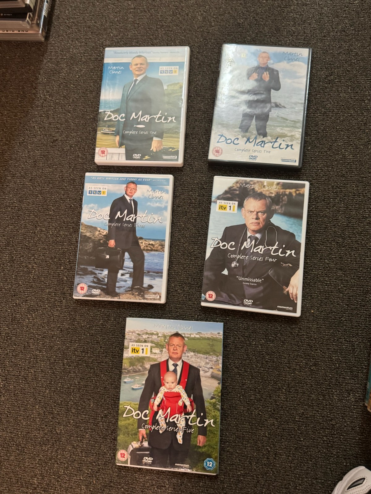Doc Martin DVD Bundle Seasons 1–5  Set PAL Region 4 | 2004 - 2011