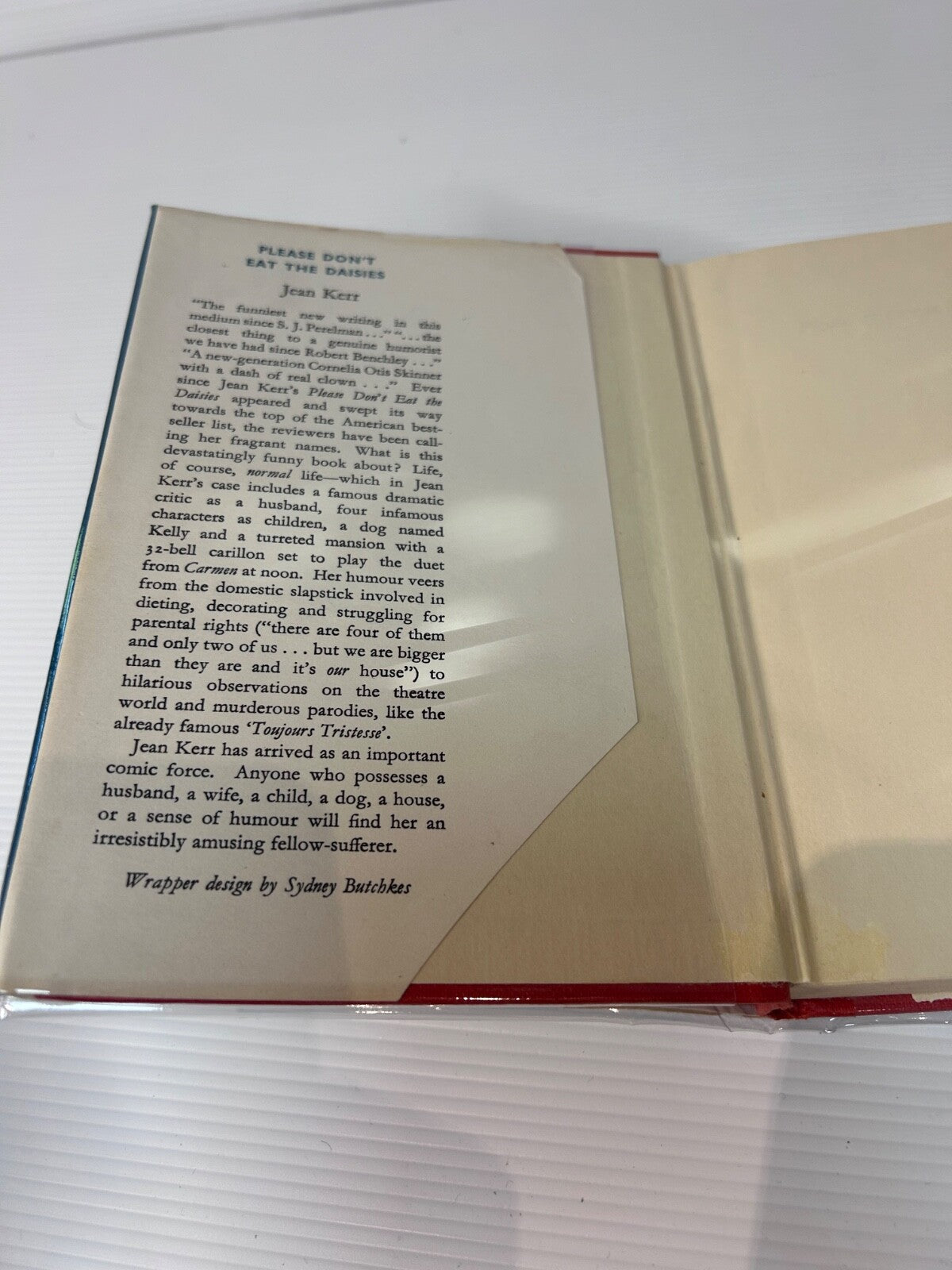 Please Don't Eat the Daisies Jean Kerr 1958 1st UK Ed HC DJ Heinemann Humor