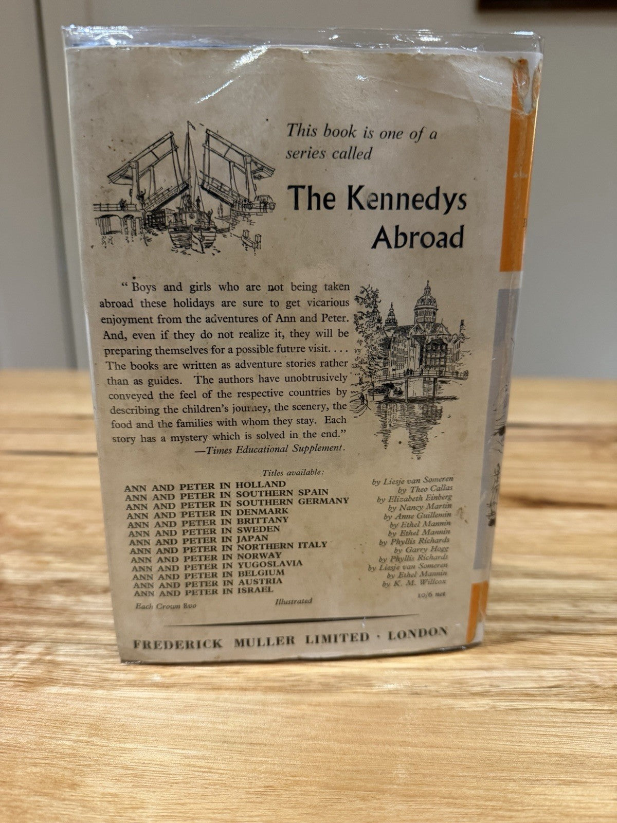 Ann & Peter in Paris Barbara Ker Wilson 1963 1st Ed HC DJ Kennedys Abroad