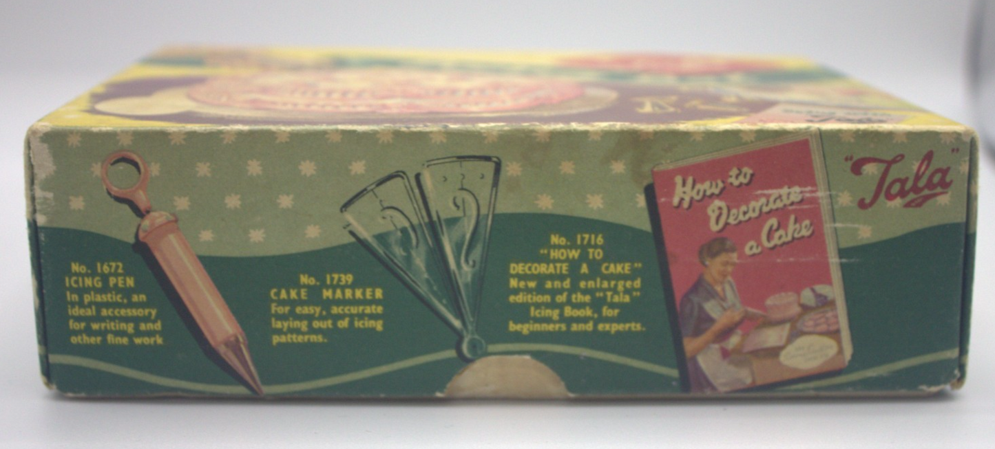 Tala Icing Set with Original Box & Instruction Leaflet – c.1940s–50s